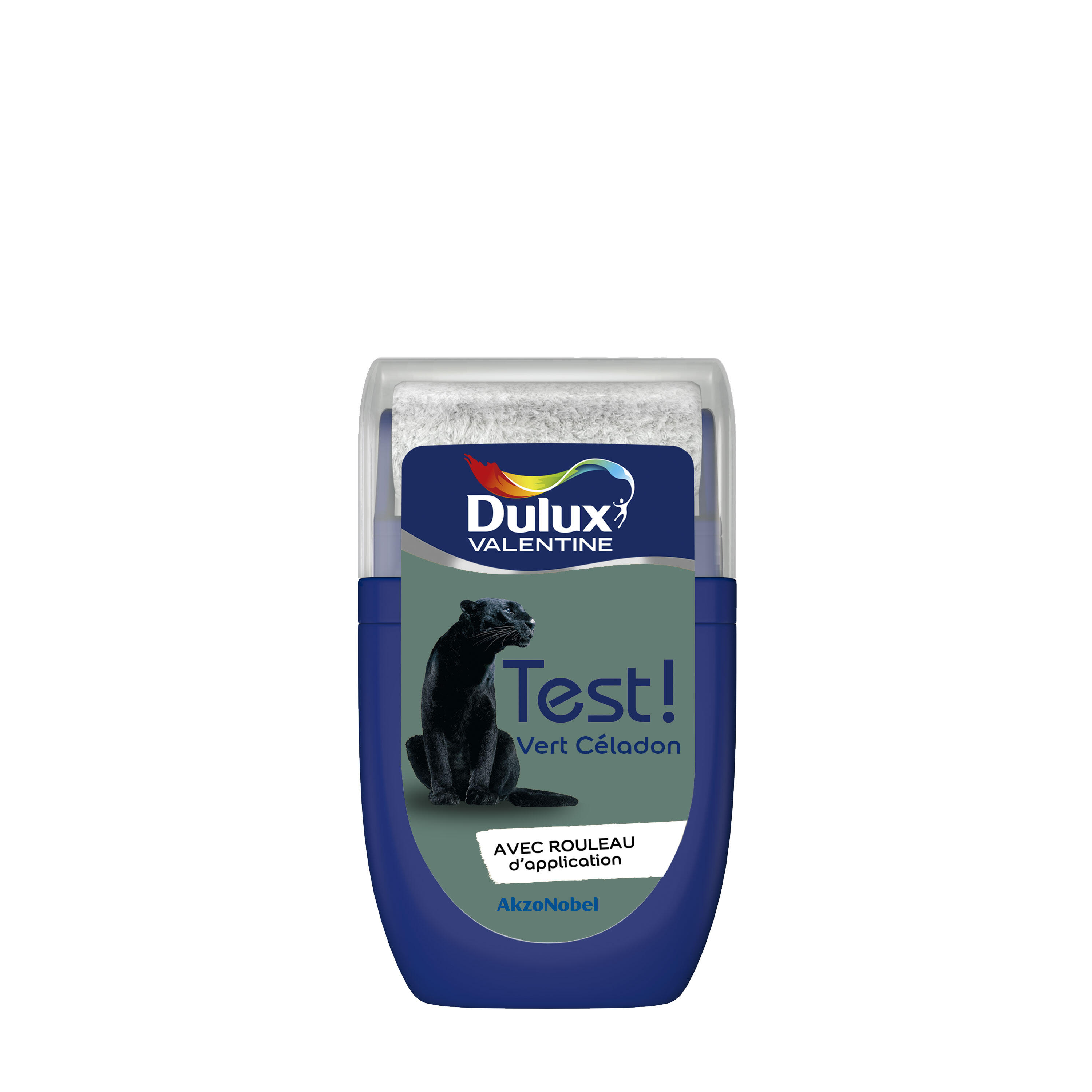 Peinture mur, bois vert céladon satin DULUX VALENTINE Crème de couleur 0.03l - 6