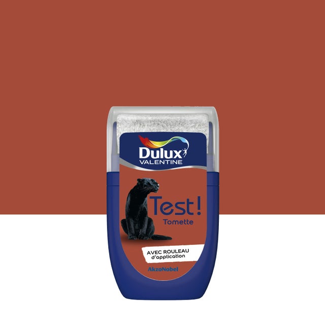 Peinture mur, bois tomette satin DULUX VALENTINE Crème de couleur 0.03l
