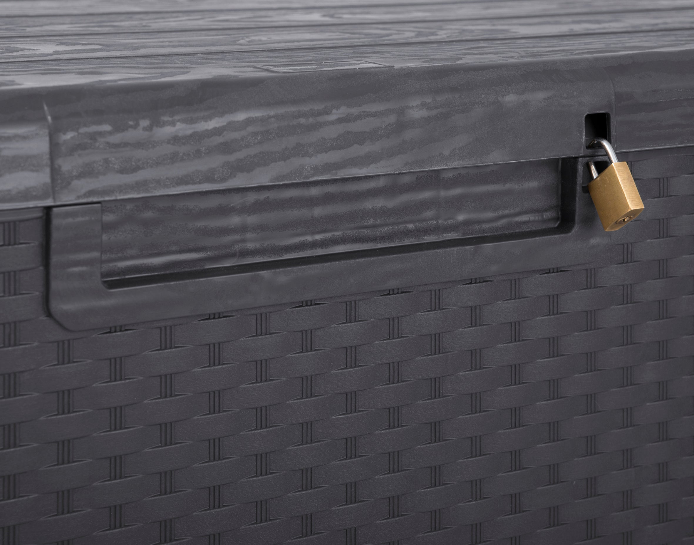 Arcón de resina para exterior TOOMAX Portofino 123.7 cm y capacidad de 340 L - 4