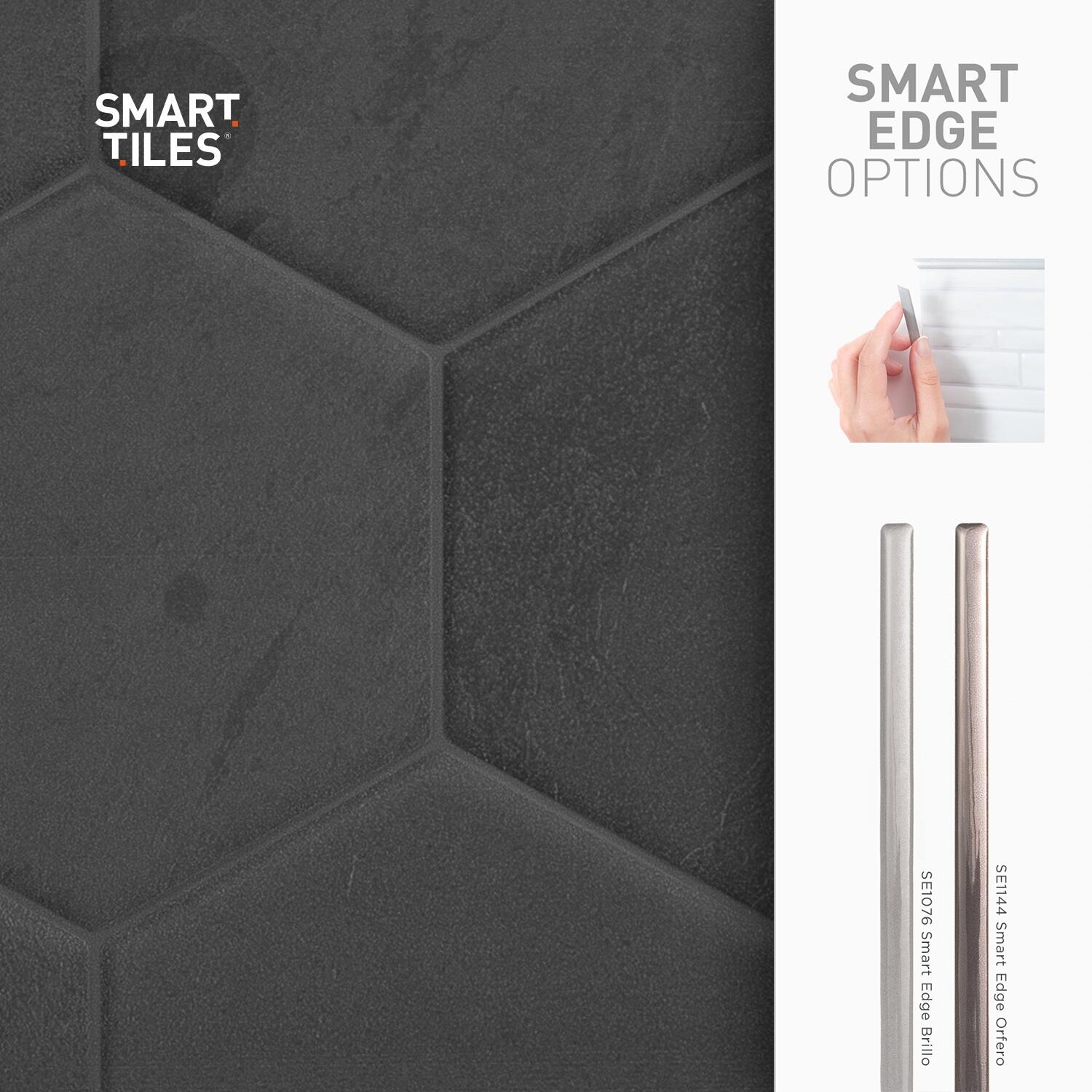 lot de 4 crédences adhésives Hexa walton, 24.38X29.22 cm - 7