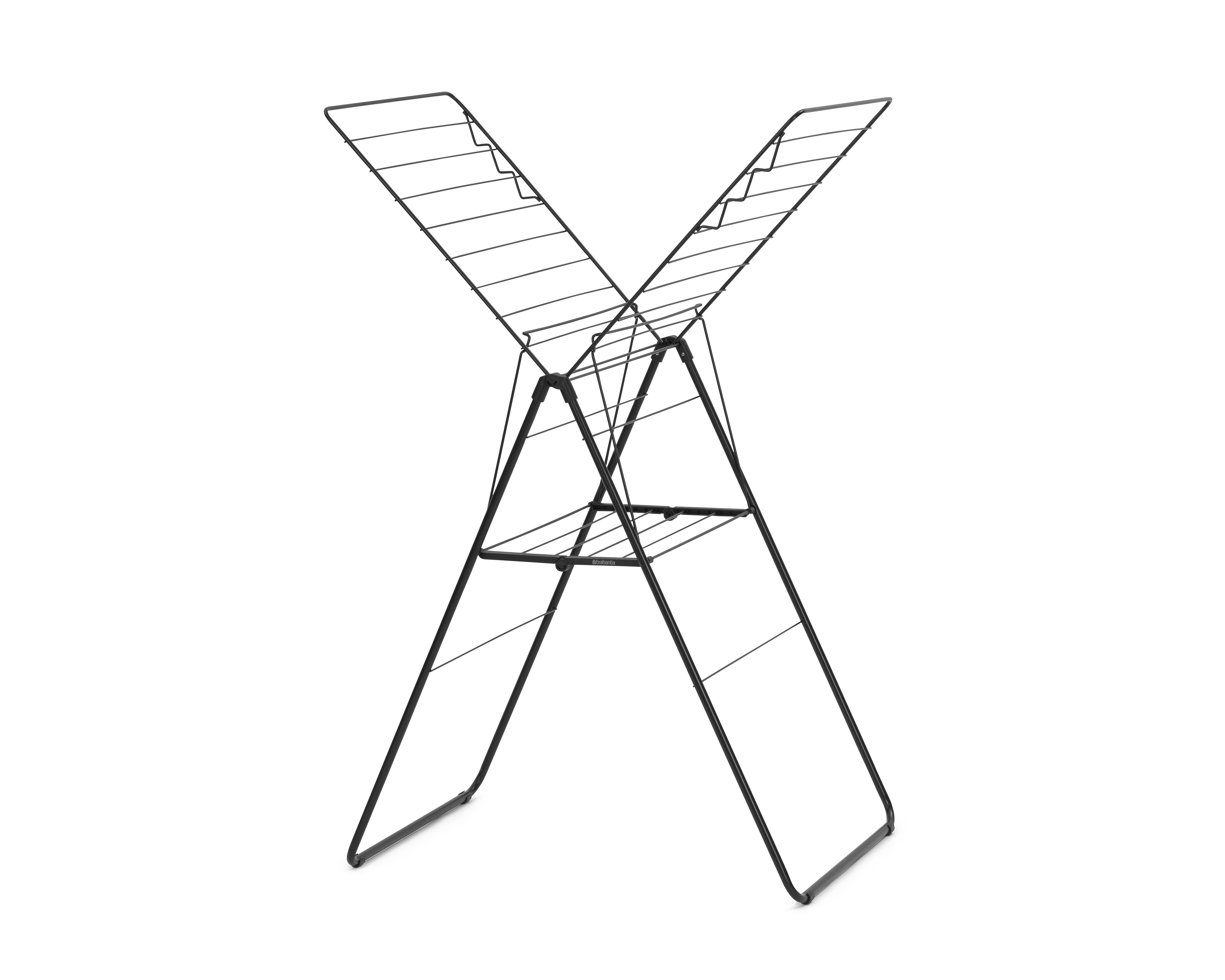 Etendoir à linge sur pieds20 m noir BRABANTIA - 2
