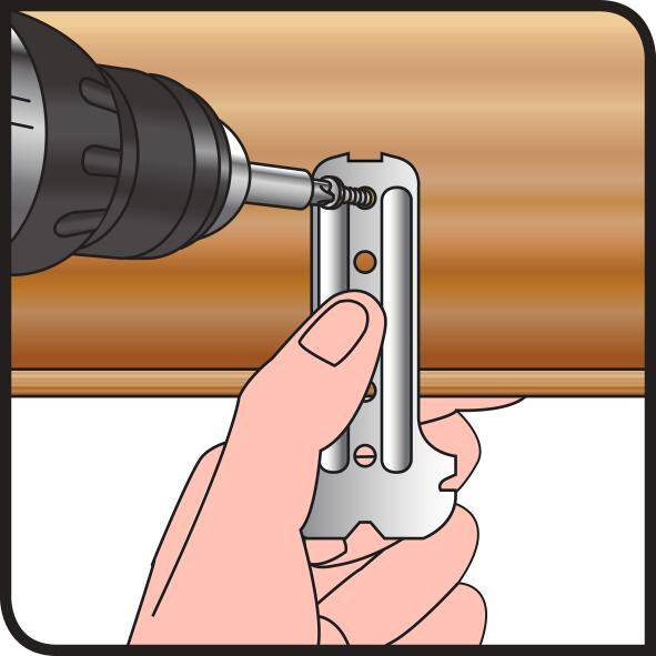 Lot de 100 suspentes courtes, STANDERS, 90 mm-47 - 4