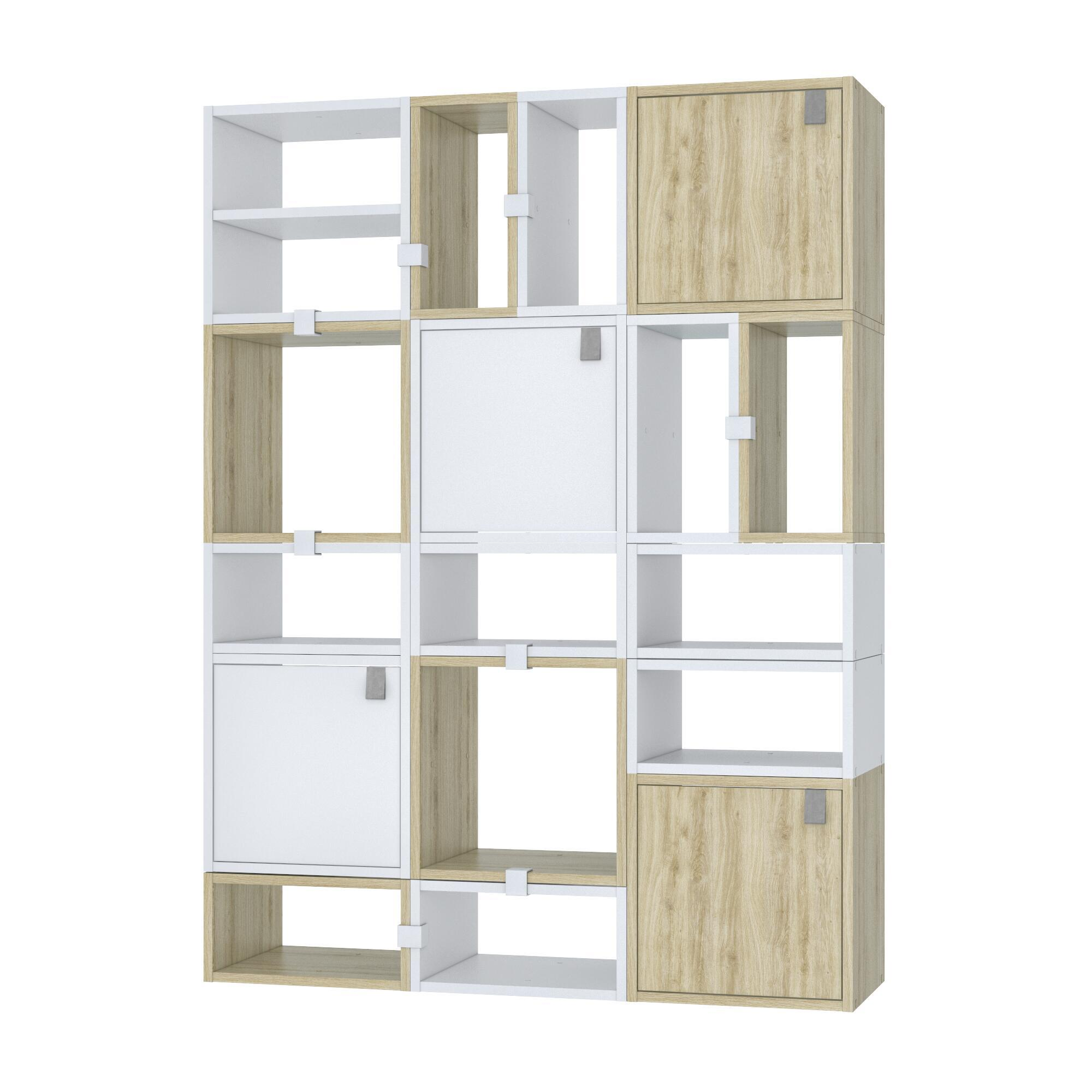 Porta de arrumação Spaceo Kub 32.2x32.2cm branco mate - 14
