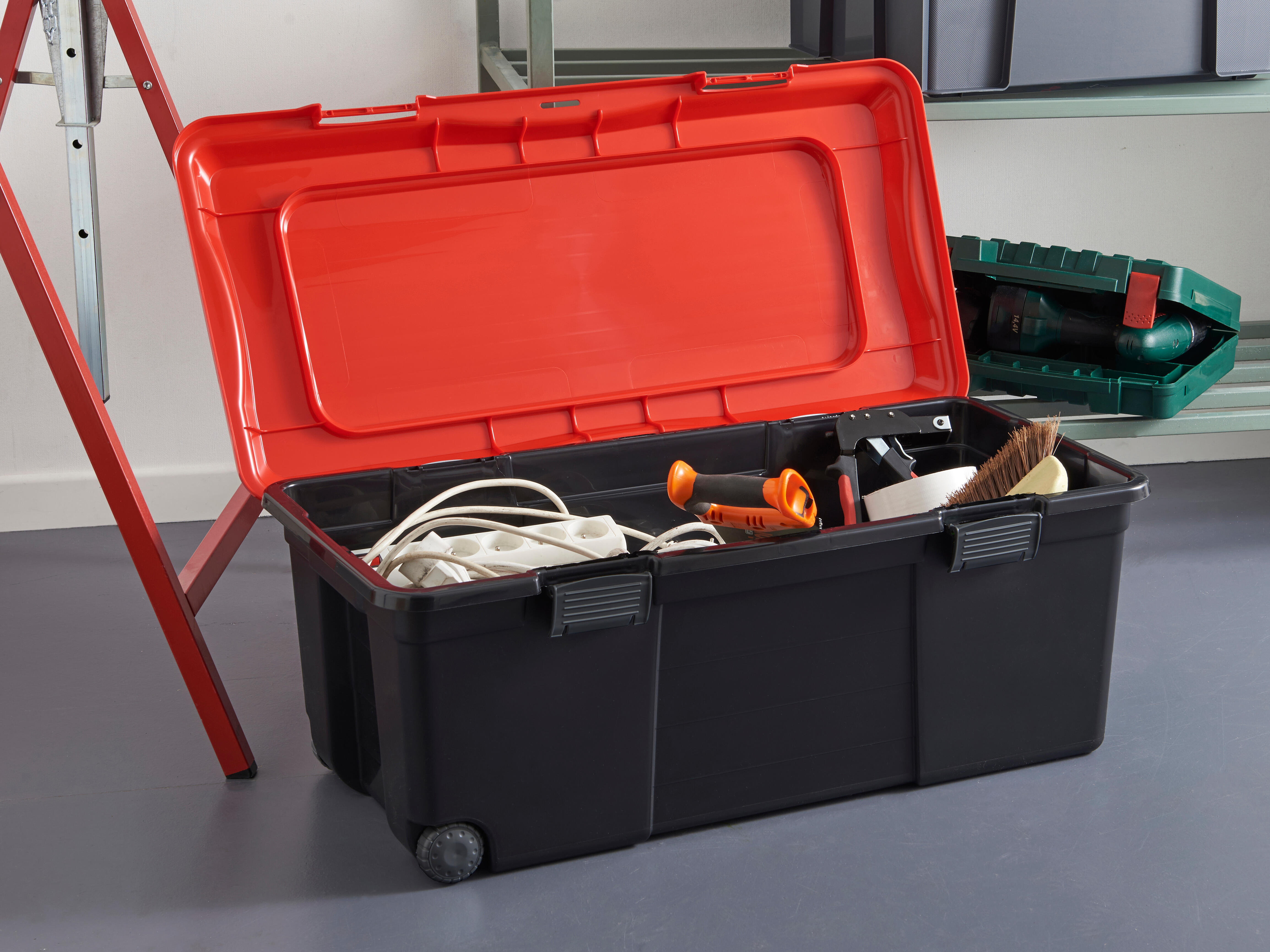 Lot de 3 boites SUNDIS polypropylène l.40 x P.80 x H.34 cm, 75 l - 3