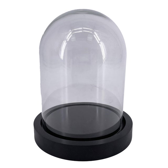 BEGÅVNING cloche en verre sur socle, 26 cm (10) - CA