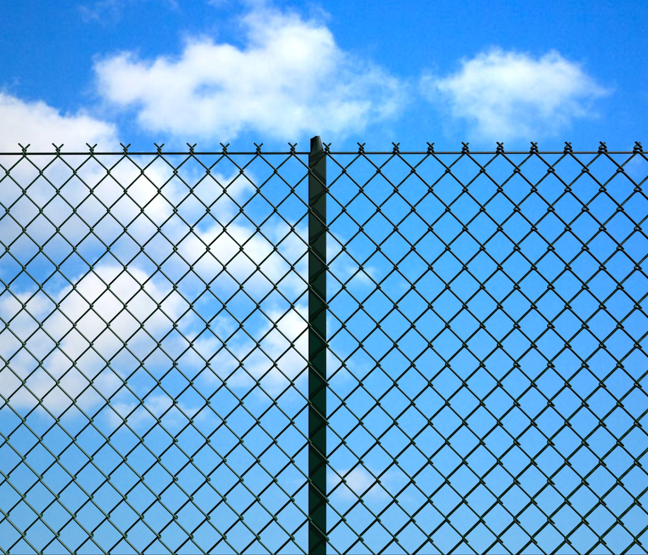 Piquet vert, H.175 x section.30x30x3mm - 2