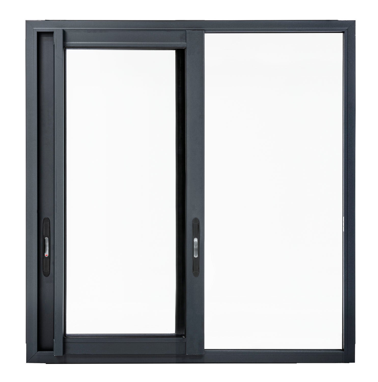 Fenêtre coulissante alu Essentiel H.105xl.120cm gris antracite - 5