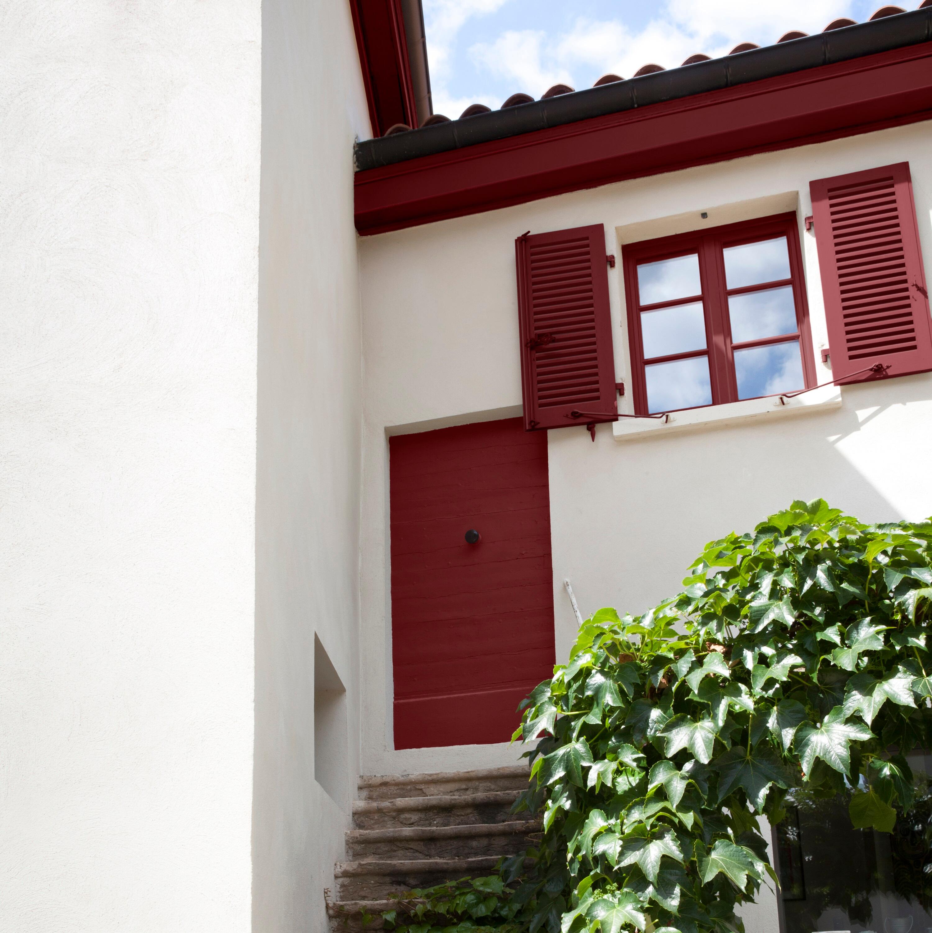 Peinture extérieure bois Climats extrêmes® V33 rouge basque satiné 2.5l - 4