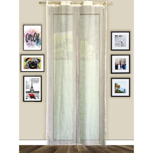 Leroymerlin Tenda Caterina bianco occhiello 140x290 cm