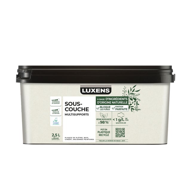 Sous-couche universelle LUXENS blanc 2.5 L
