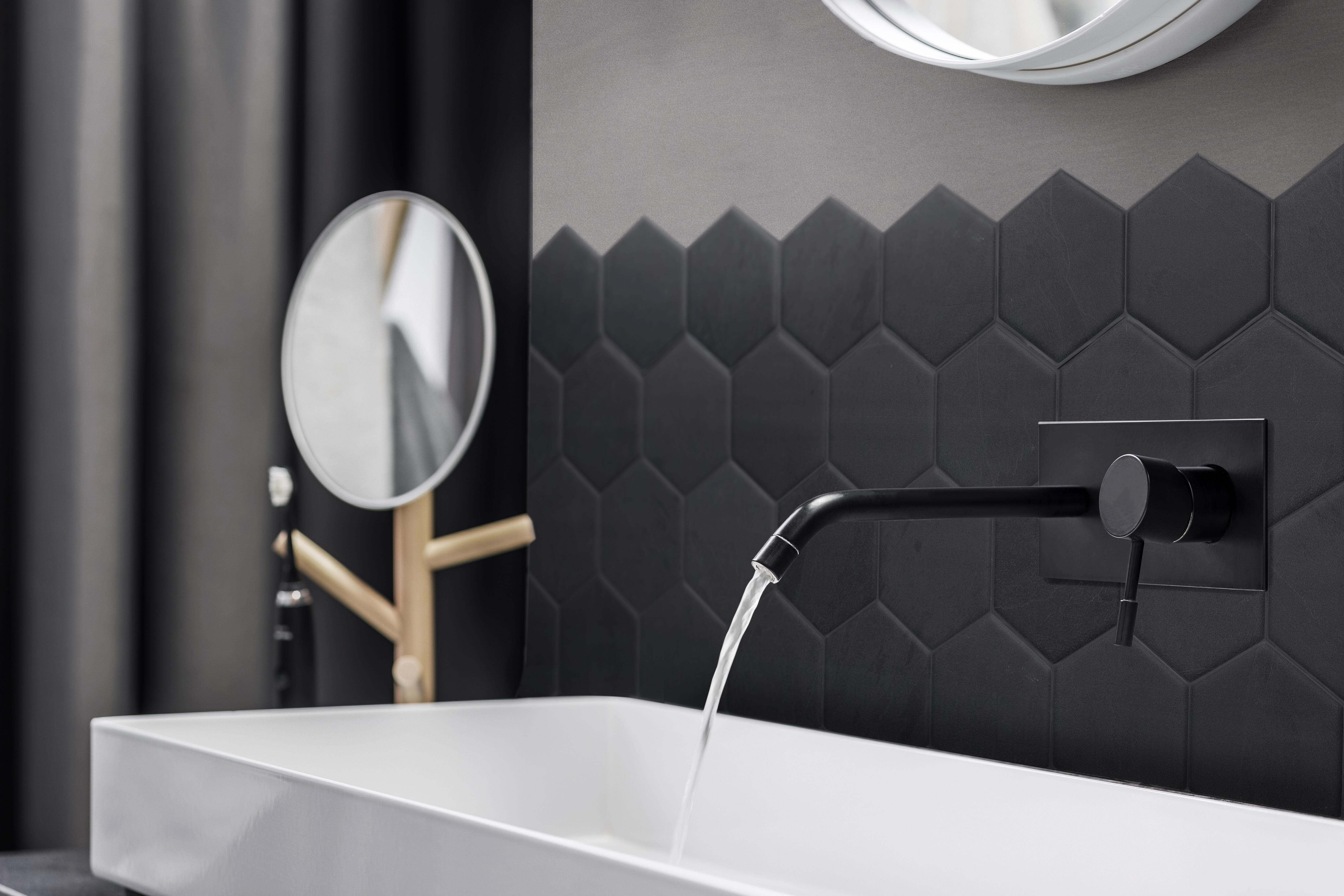 lot de 4 crédences adhésives Hexa walton, 24.38X29.22 cm - 4