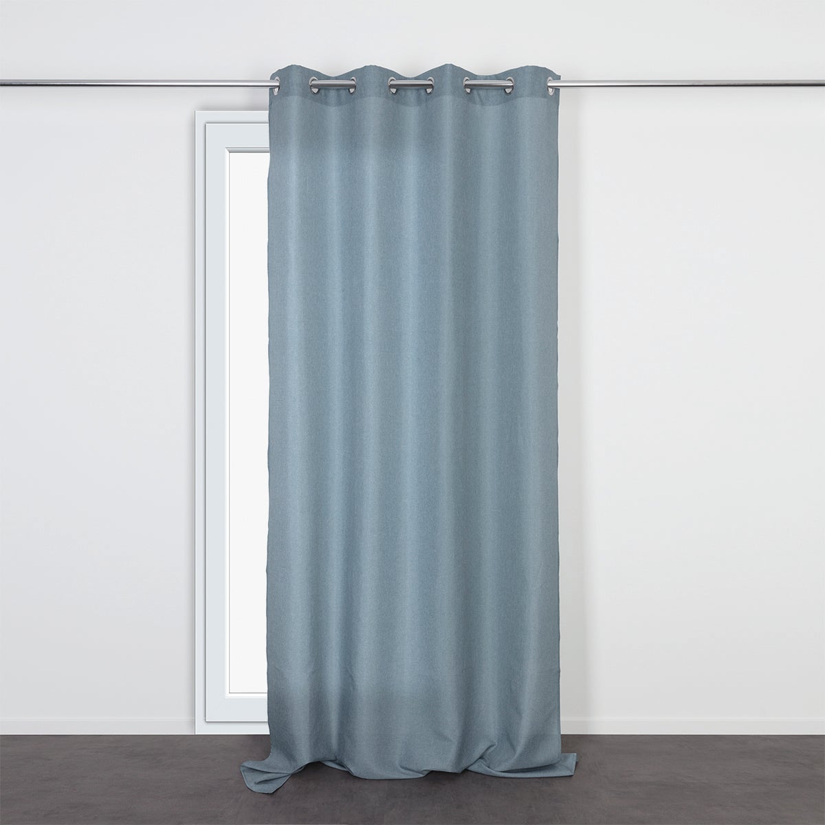 Tenda Chambray Blu, occhiello 140x280 cm - 2