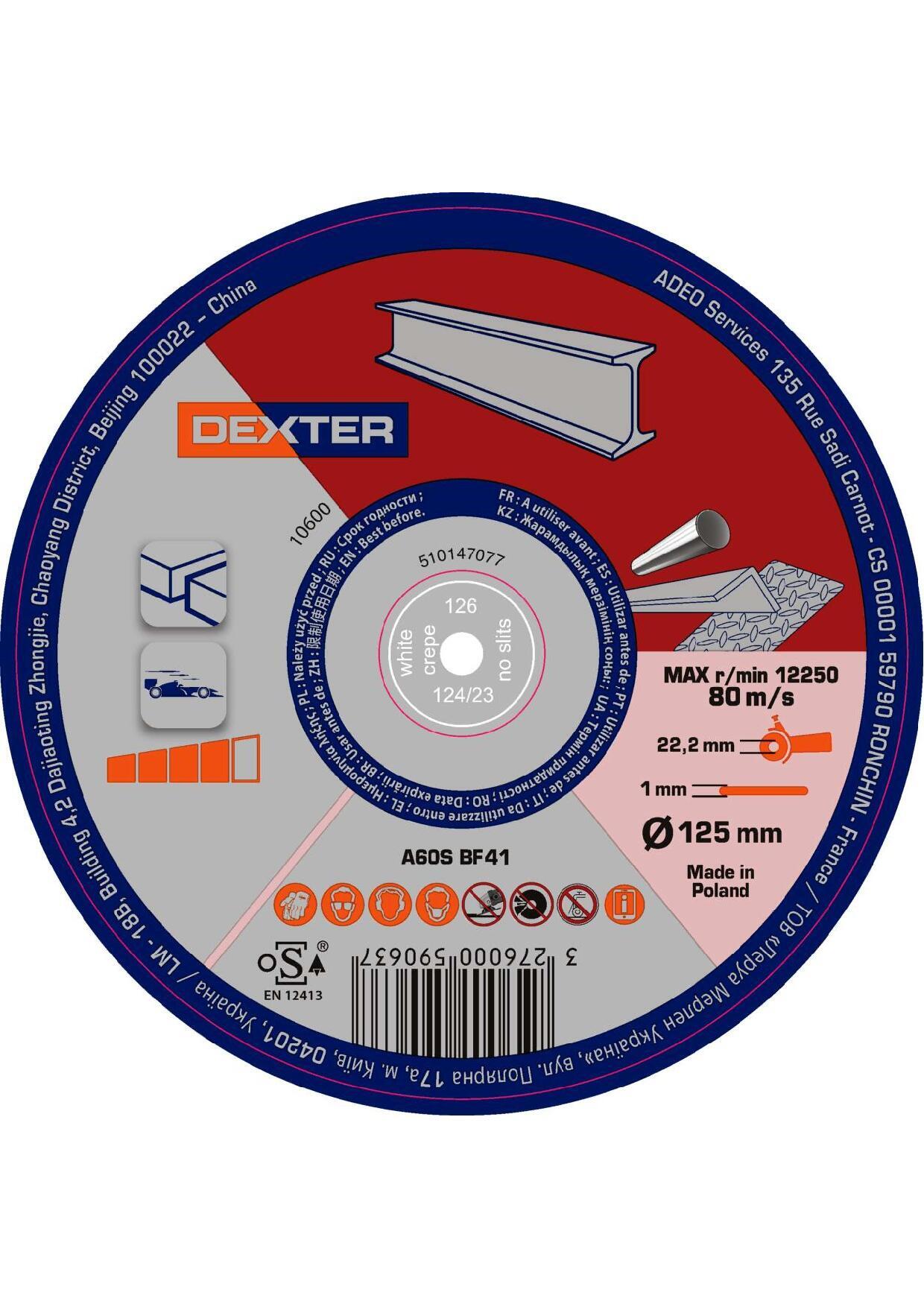 PRODIAMANT Disque Diamant à Meuler Béton-universelle 125 x 22,2 mm