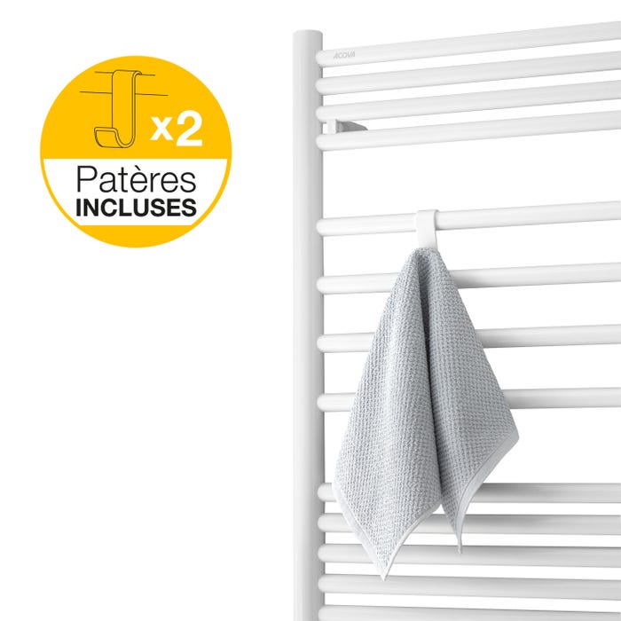 2 patères incluses Angora Acova Eau chaude