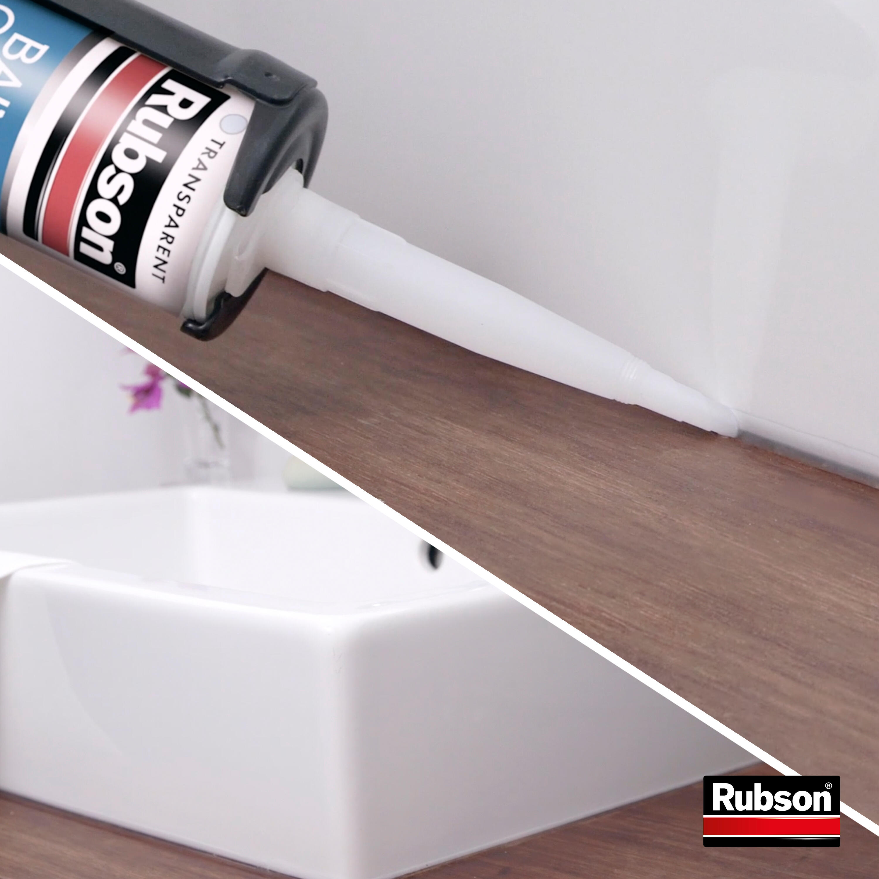 Silicone Bain et cuisine RUBSON transparent, 280 ml - 5