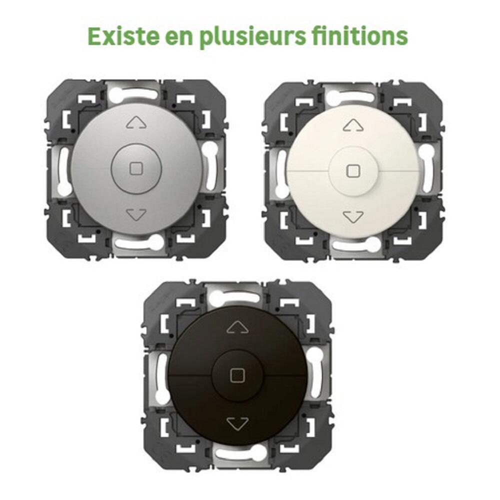 Interrupteur volet roulant, LEGRAND Dooxie, noir - 2