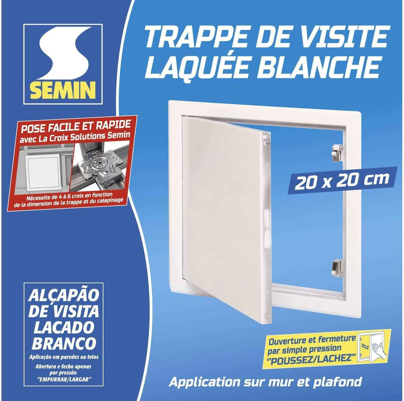 Trappe de visite blanche laquée SEMIN, 20 x 20 cm - 2