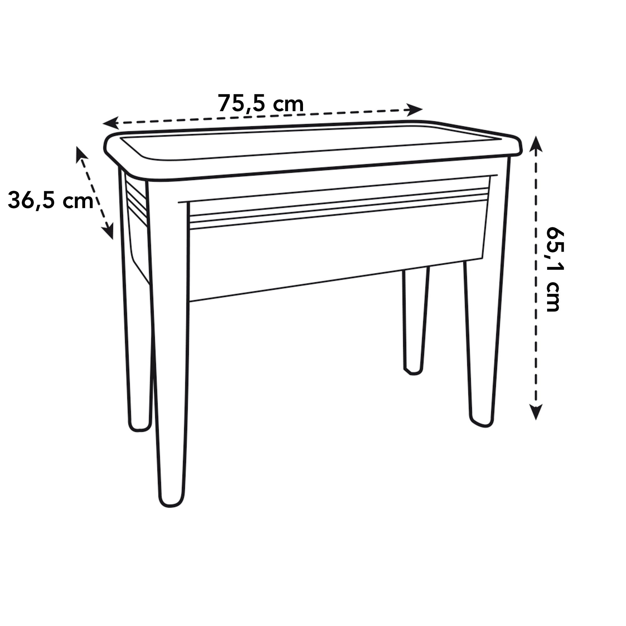 Potager sur pieds ELHO Green basics xxl lime vert L.75.5 x l.75.5 x H.65.1 cm - 2