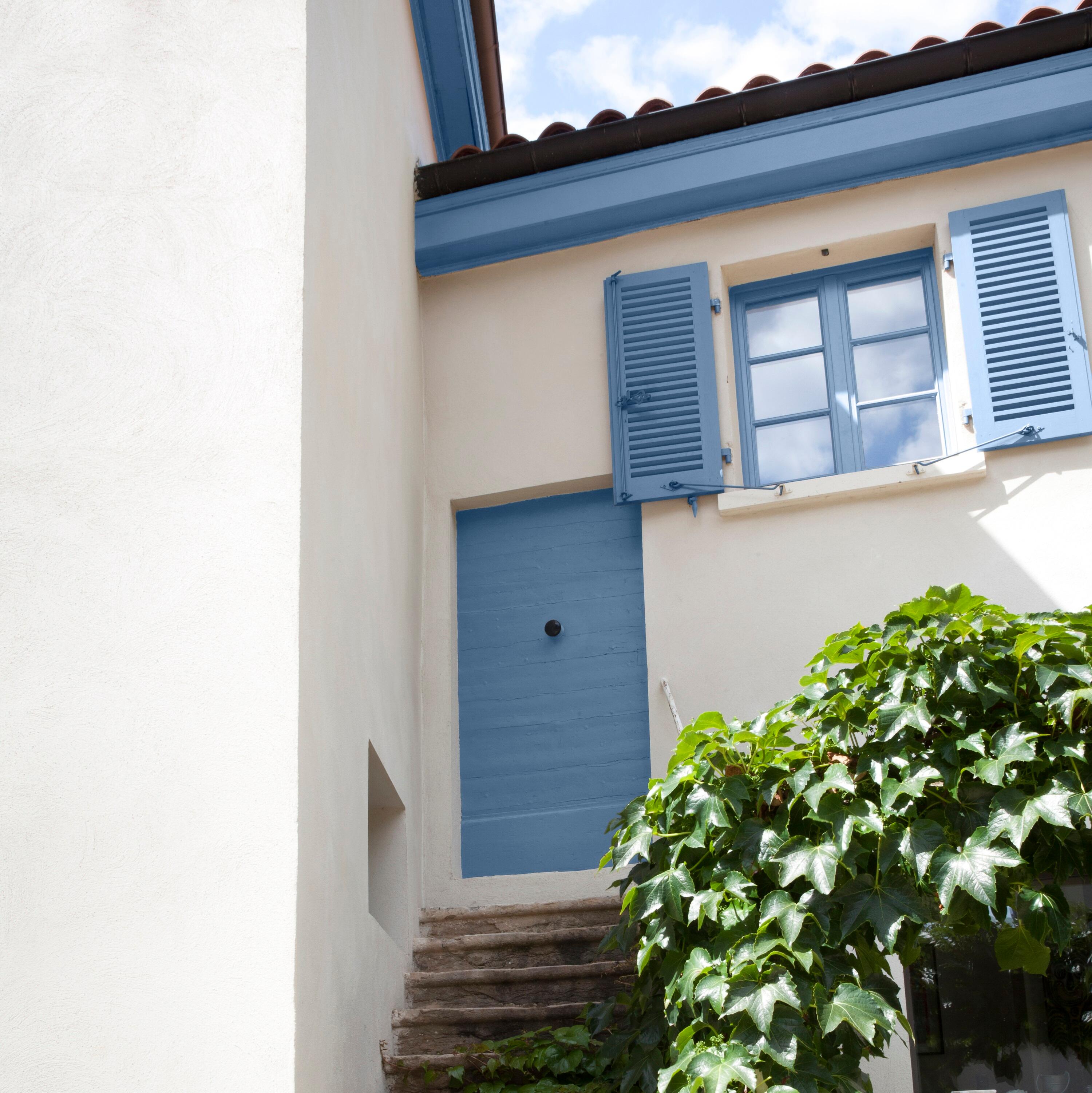 Peinture extérieure bois Climats extrêmes® V33 bleu provence satiné 0.5l - 5