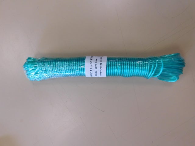 CORDE A LINGE EN PLAST CLOTHES LINE NO.8858 - Supermarché en ligne