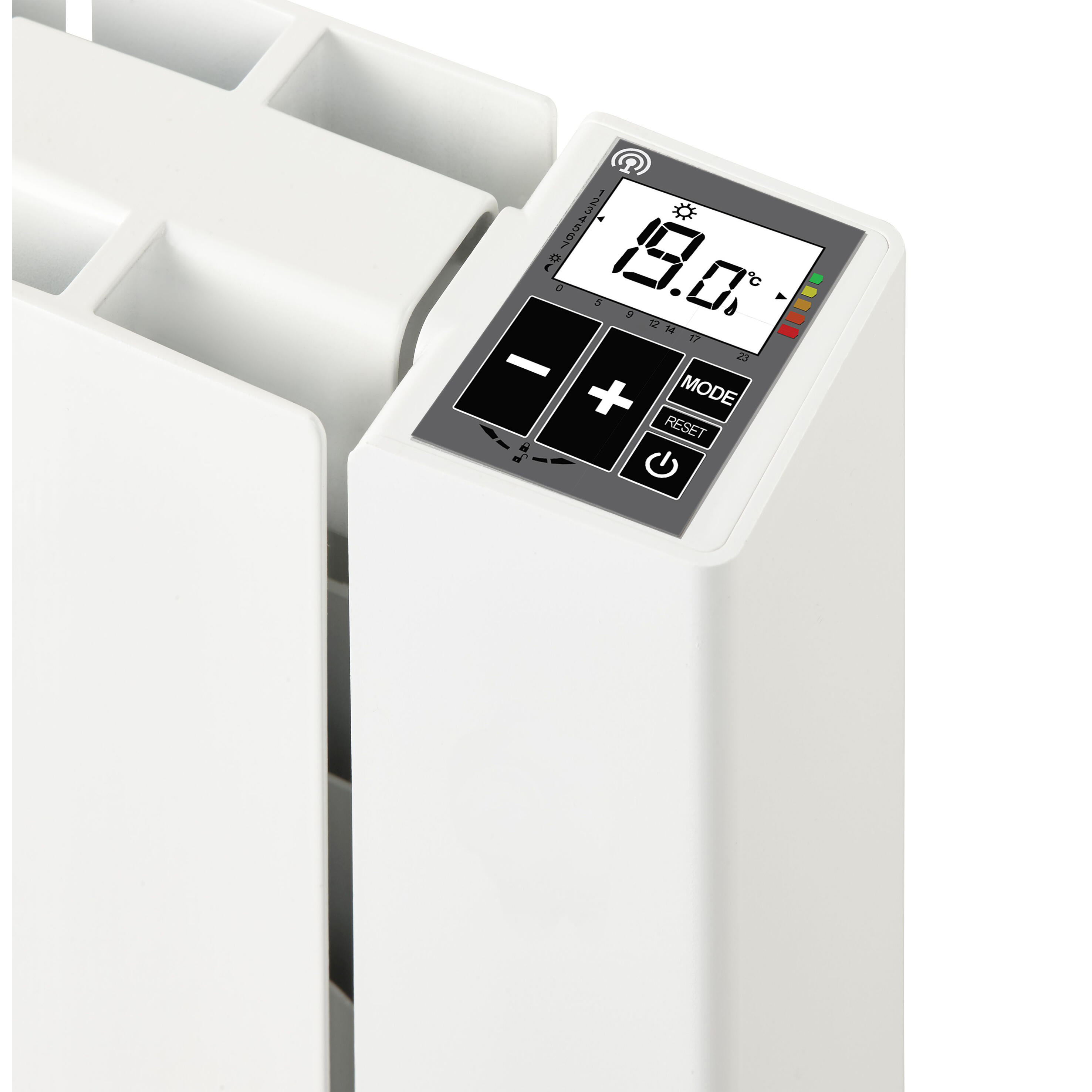 Radiateur électrique connecté à inertie fluide 1500W ACOVA Alcantara horizontal - 3