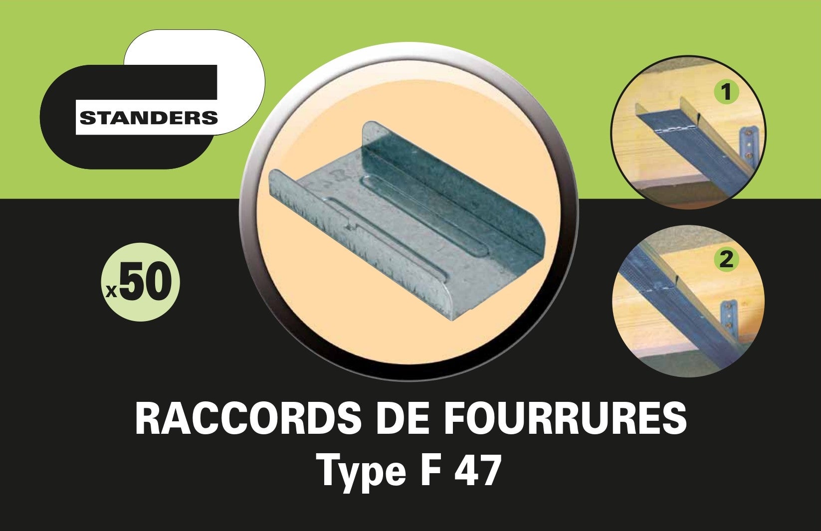 50 raccords de fourrure STANDERS - 4