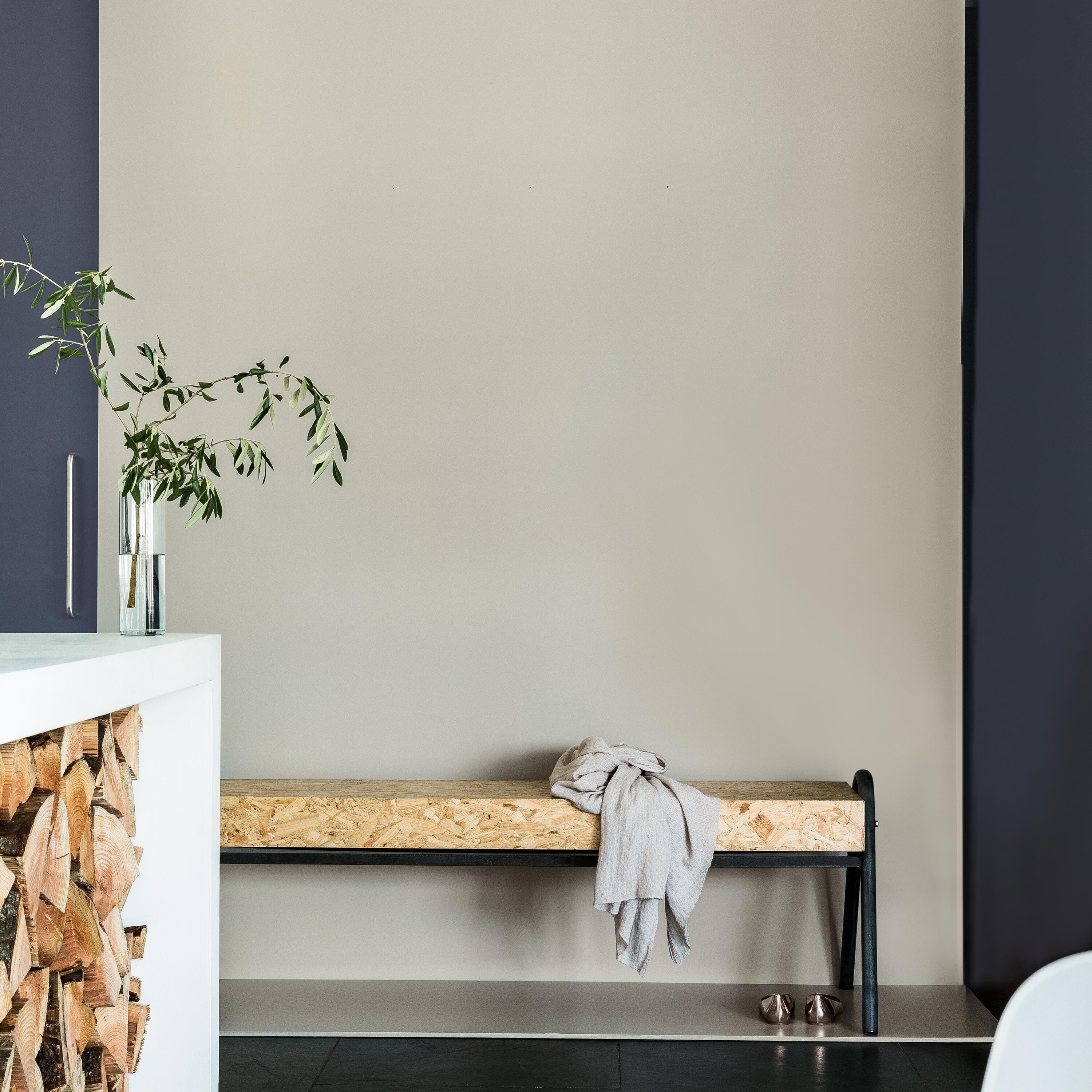 Testeur peinture mur, boiserie lin blanc mat DULUX VALENTINE Crème de couleur 0. - 4