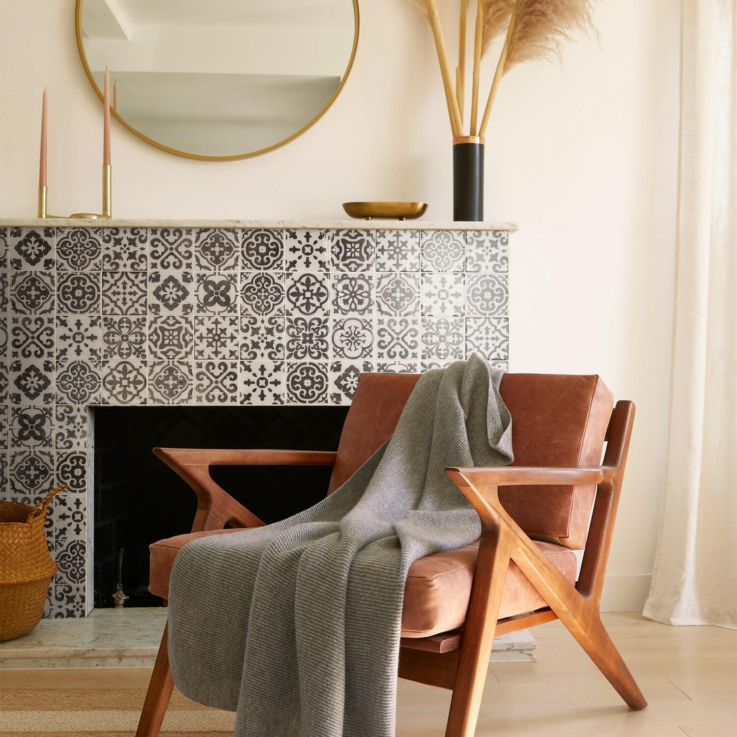 Lot de 4 stickers décoratifs Vintage argos, multicouleur, 22.94 cm x 22.94 cm - 3