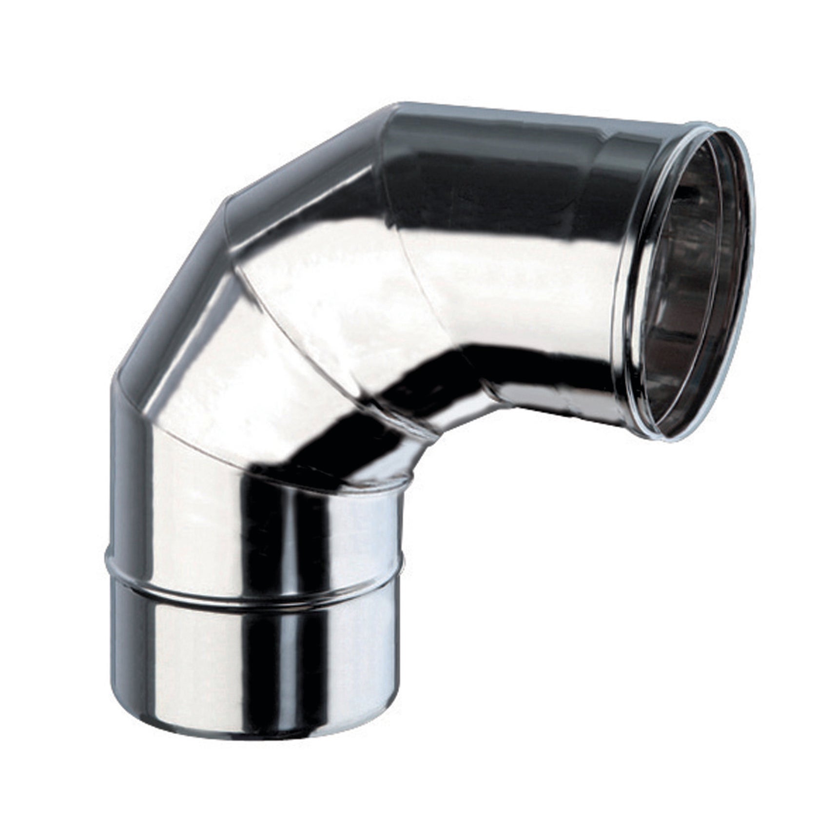 Curva 90° Con Ispezione MFCS9IT Monofire Inox Aisi316 BLACK Per Stufe