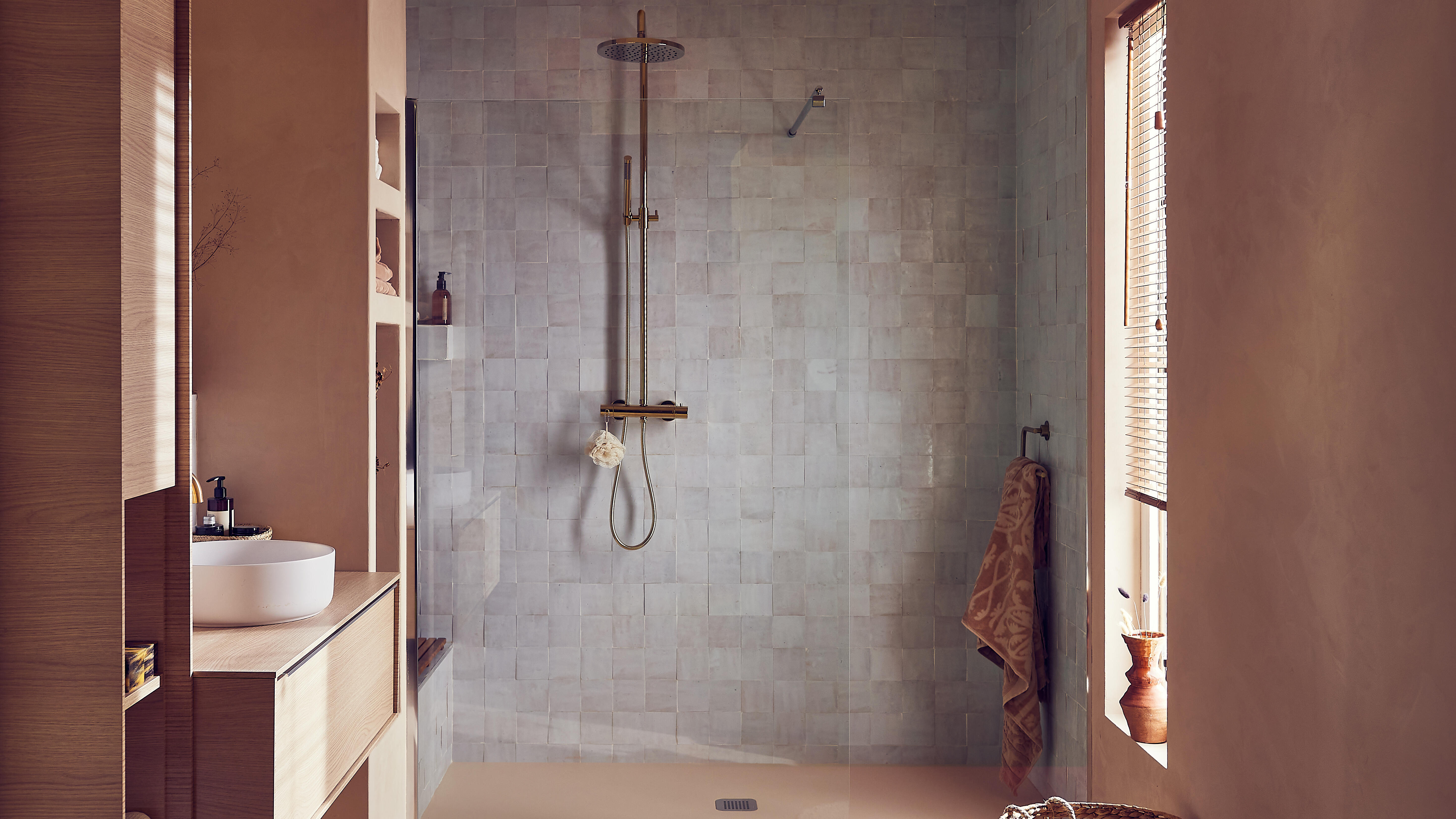 Carrelage mur intérieur effet zellige blanc fes Zellige l.10 x L.10 cm - 6