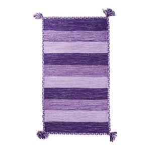HOMORE Tappeto Viola Scuro Peloso 150x240 Cm – Soffice E Moderno Per Soggiorno, Camera Da Letto, Cameretta Bimbi, Con Fondo Antiscivolo - 2