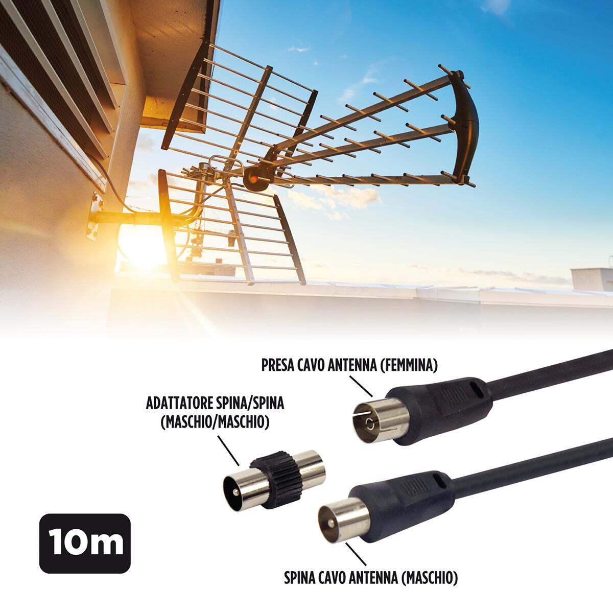 Cavo di collegamento tv 10 m - 5