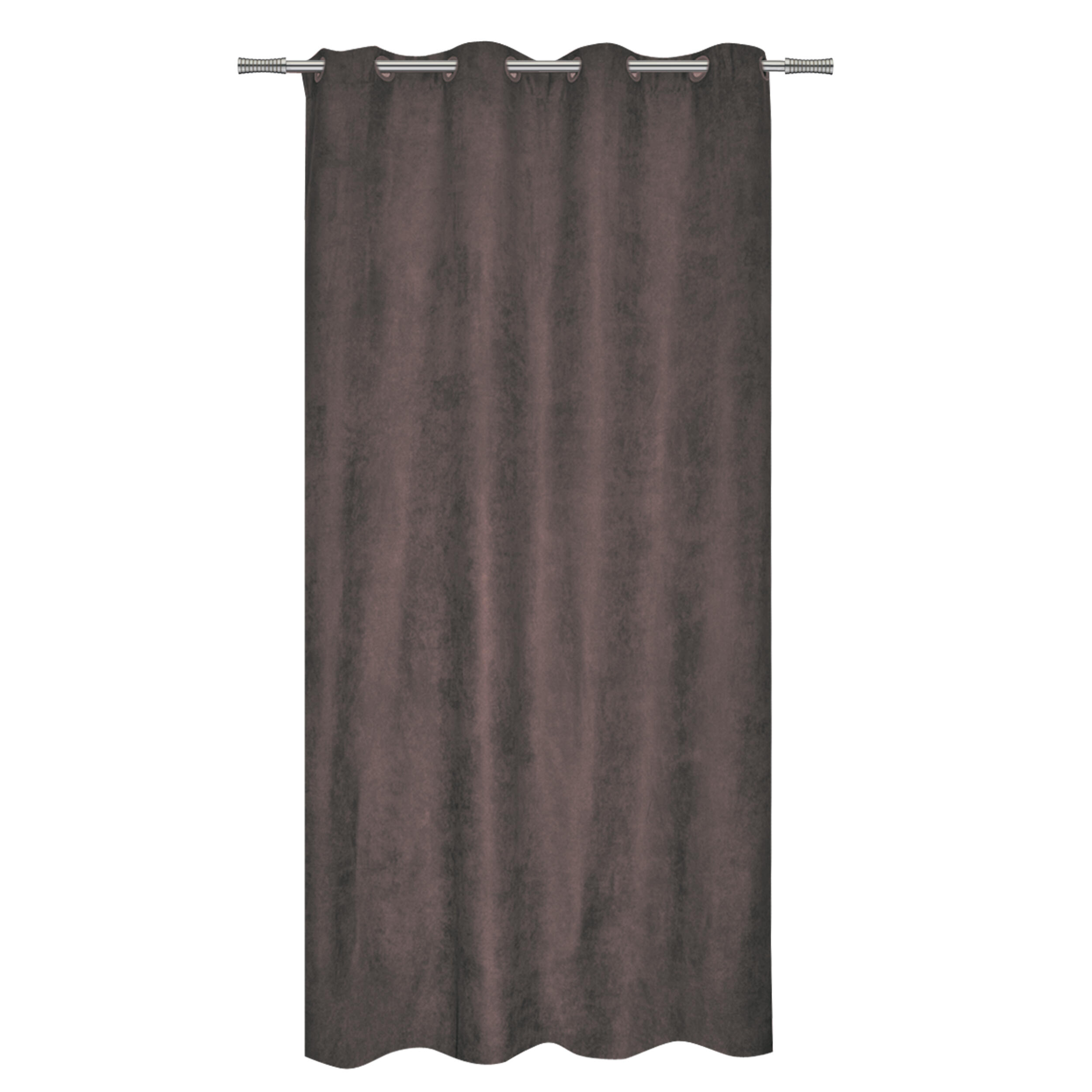 Cortinado ilhós New Manchester 140x280cm taupe Inspire - 2