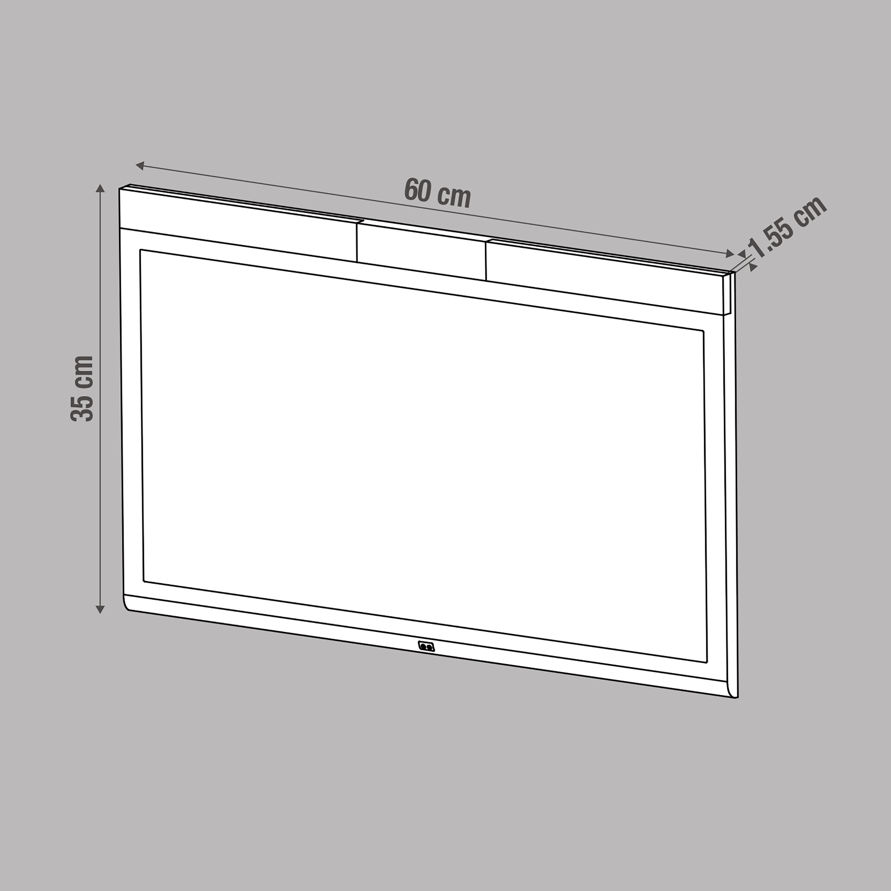 Panel LED Naoko IP20 60 x 35 cm 650 lm Inspire - 18