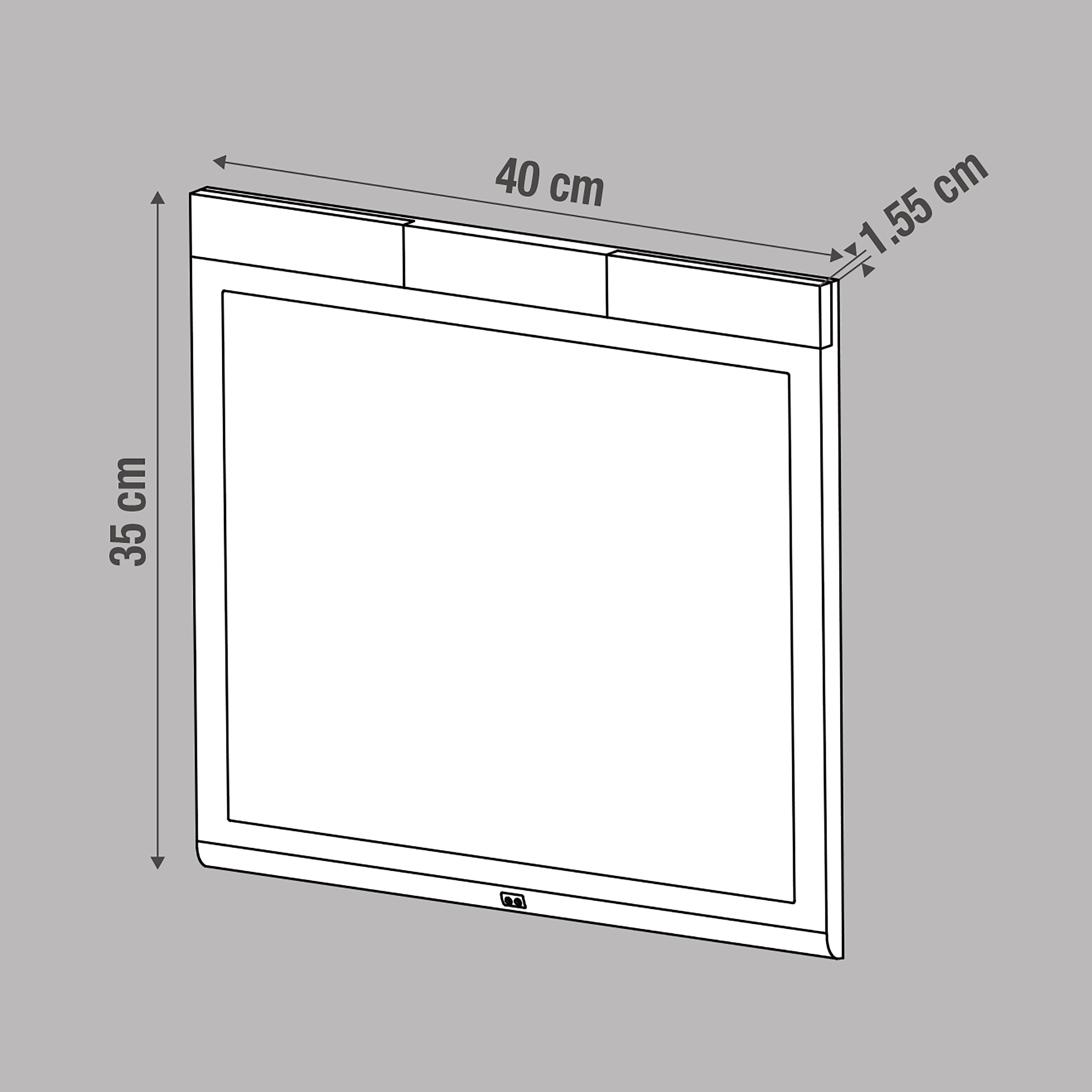 Panel LED Naoko IP20 40 x 35 cm 420 lm Inspire - 18