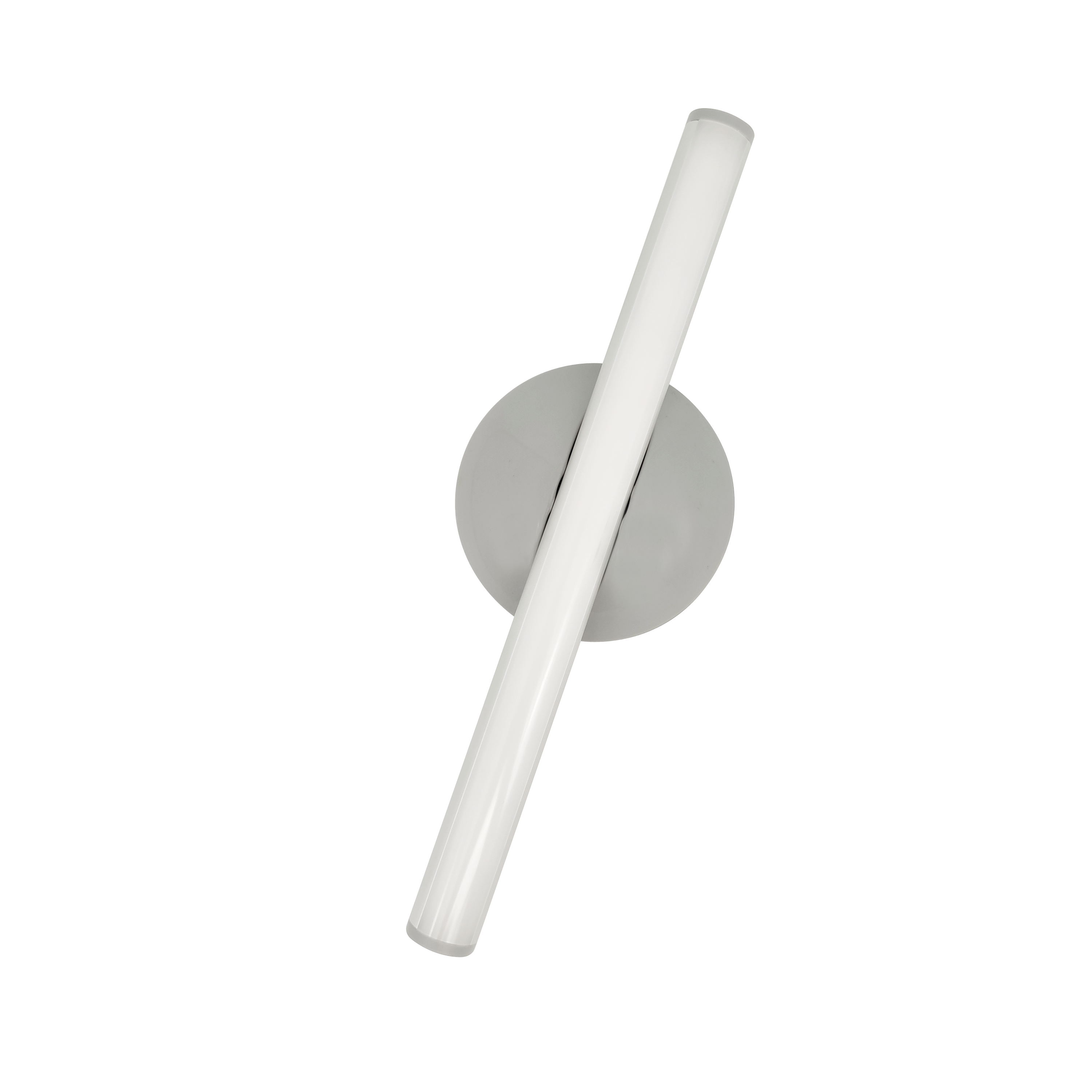 1 iluminación móvil de aluminio gris / plata 206x17 mm