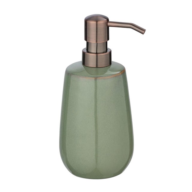 Dispenser sapone per bagno d'appoggio Sirmione verde in ceramica 0.43 l