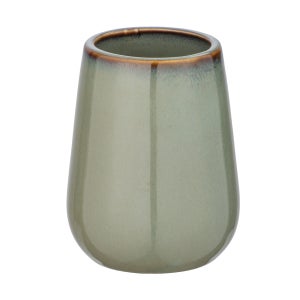 Portaspazzolino Con Coperchio Scorrevole, Organizer Da Bagno Girevole A 3 Scomparti Per Porta Pennelli Da Trucco 87984067