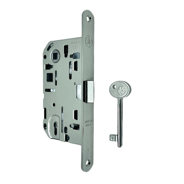Serratura a incasso SERRATURA MEDIA chiave per porta per interni, entrata 50 cm, interasse 90 mm