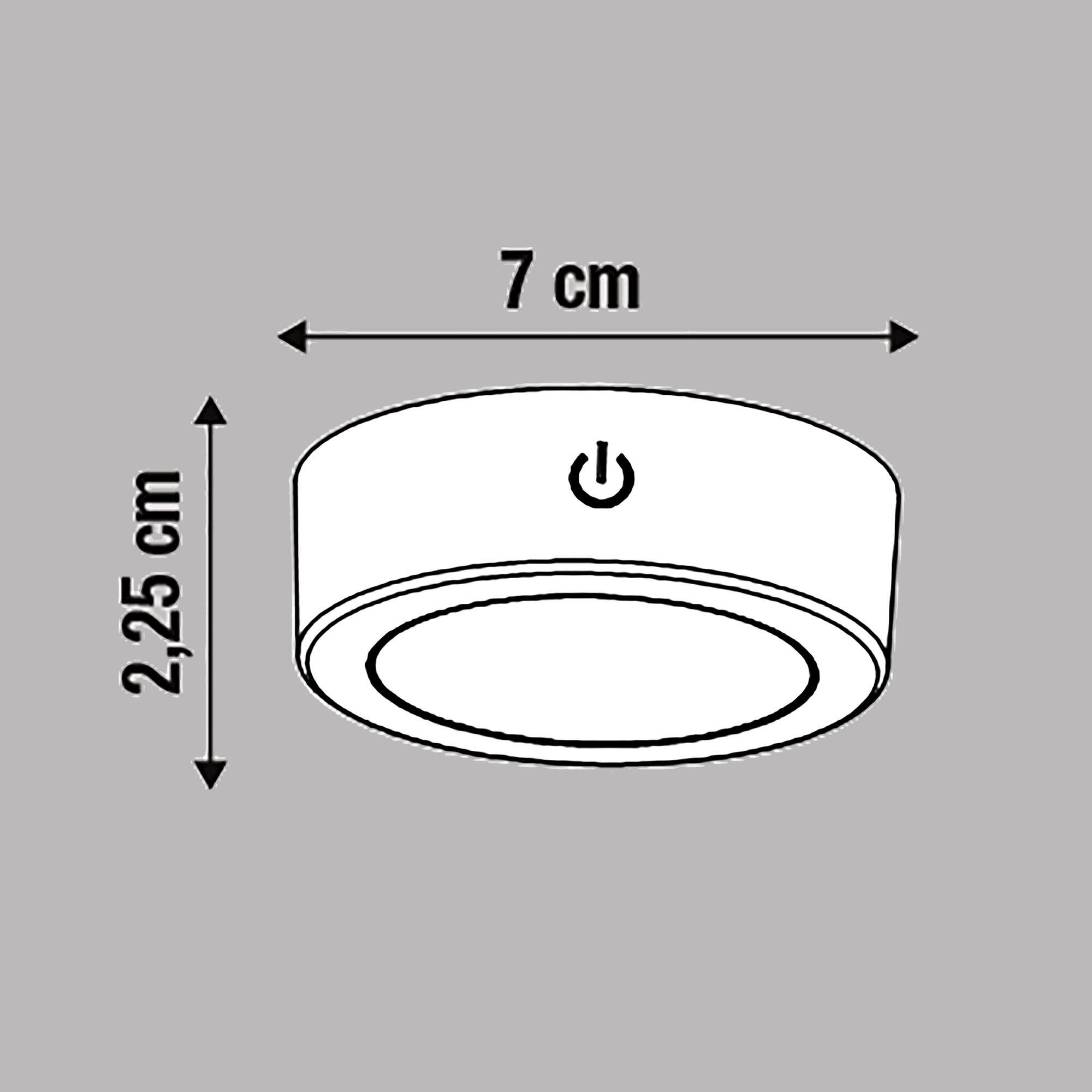Spot Lakao LED, rechargeable USB, blanc neutre D.7 cm INSPIRE blanc - 4