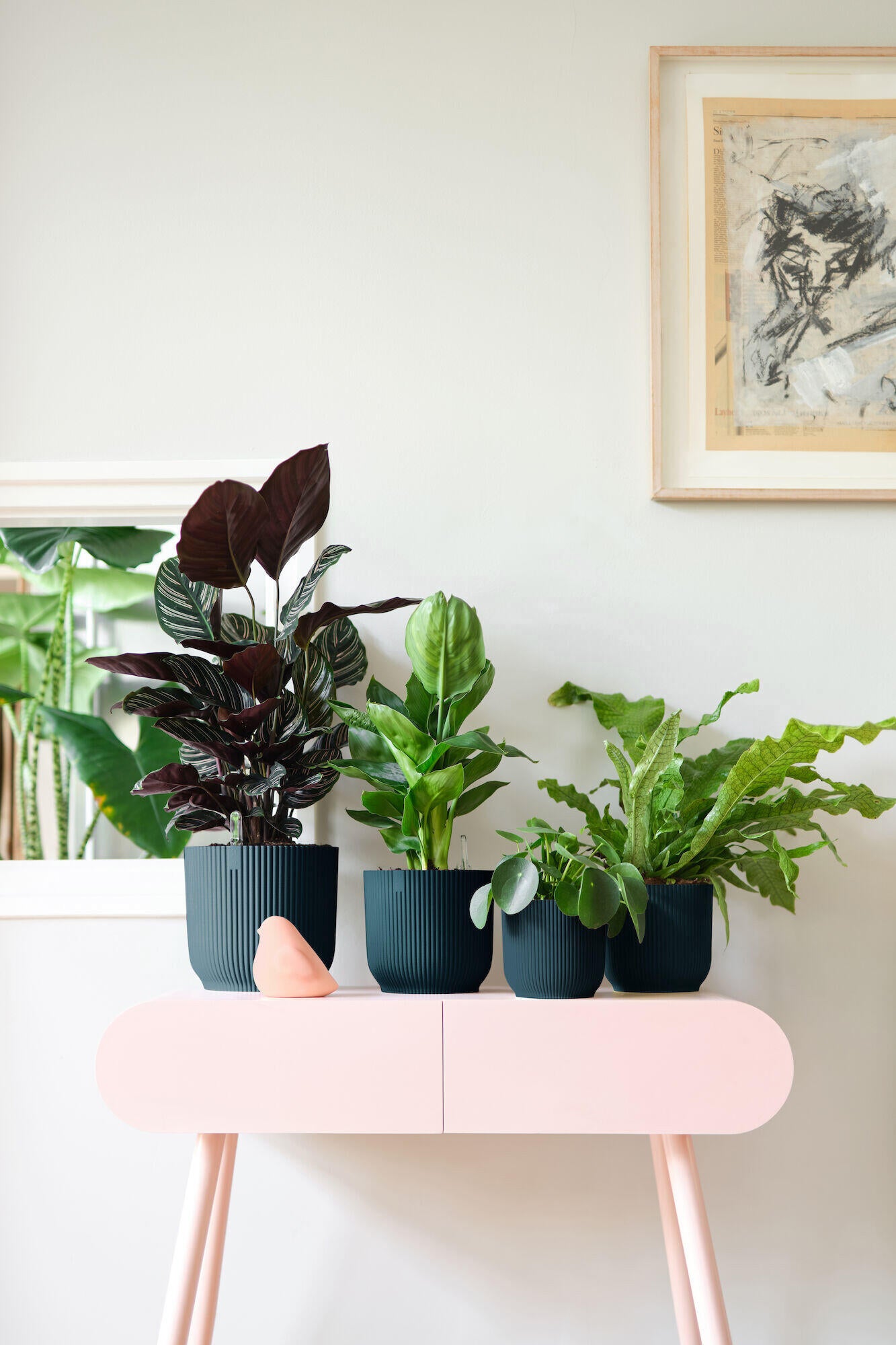 Pot de fleur rond ELHO D.22 x H.20.2 cm bleu clair - 6