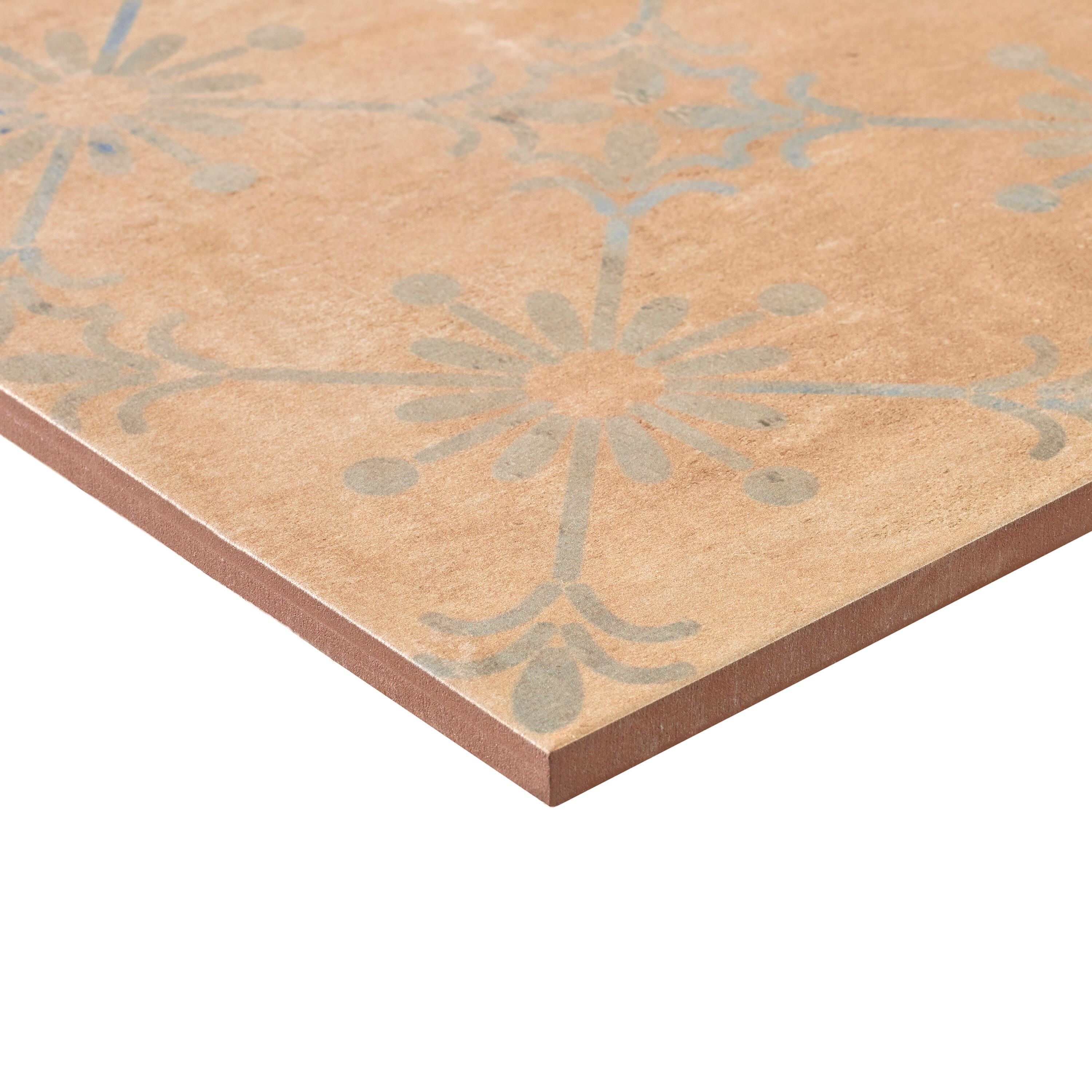 Carrelage sol extérieur effet terre cuite marron Apogée l.33 x L.33 cm STN - 3