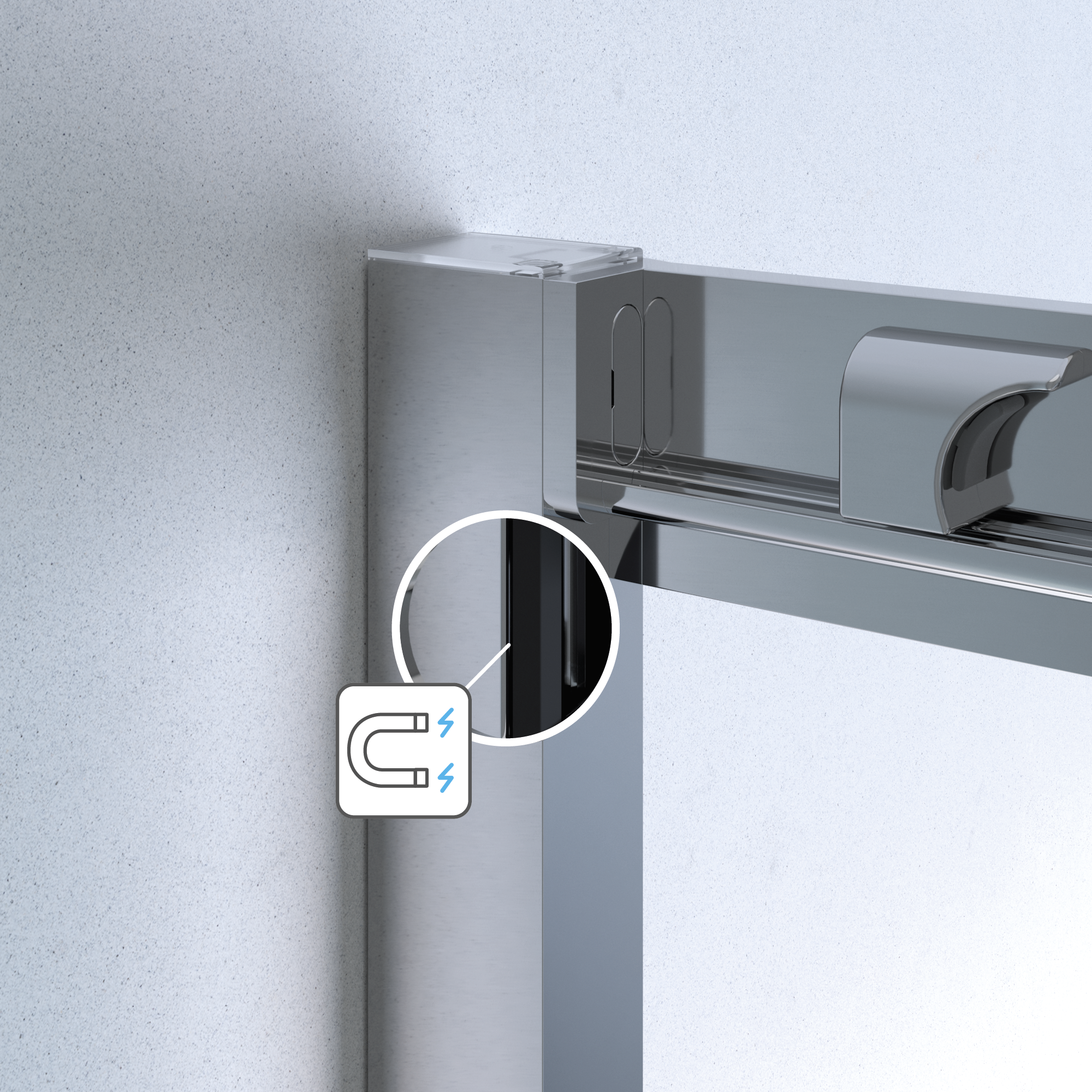 Szkło drzwi przesuwnych transparentne Easy 110 X 190 Sensea - 34