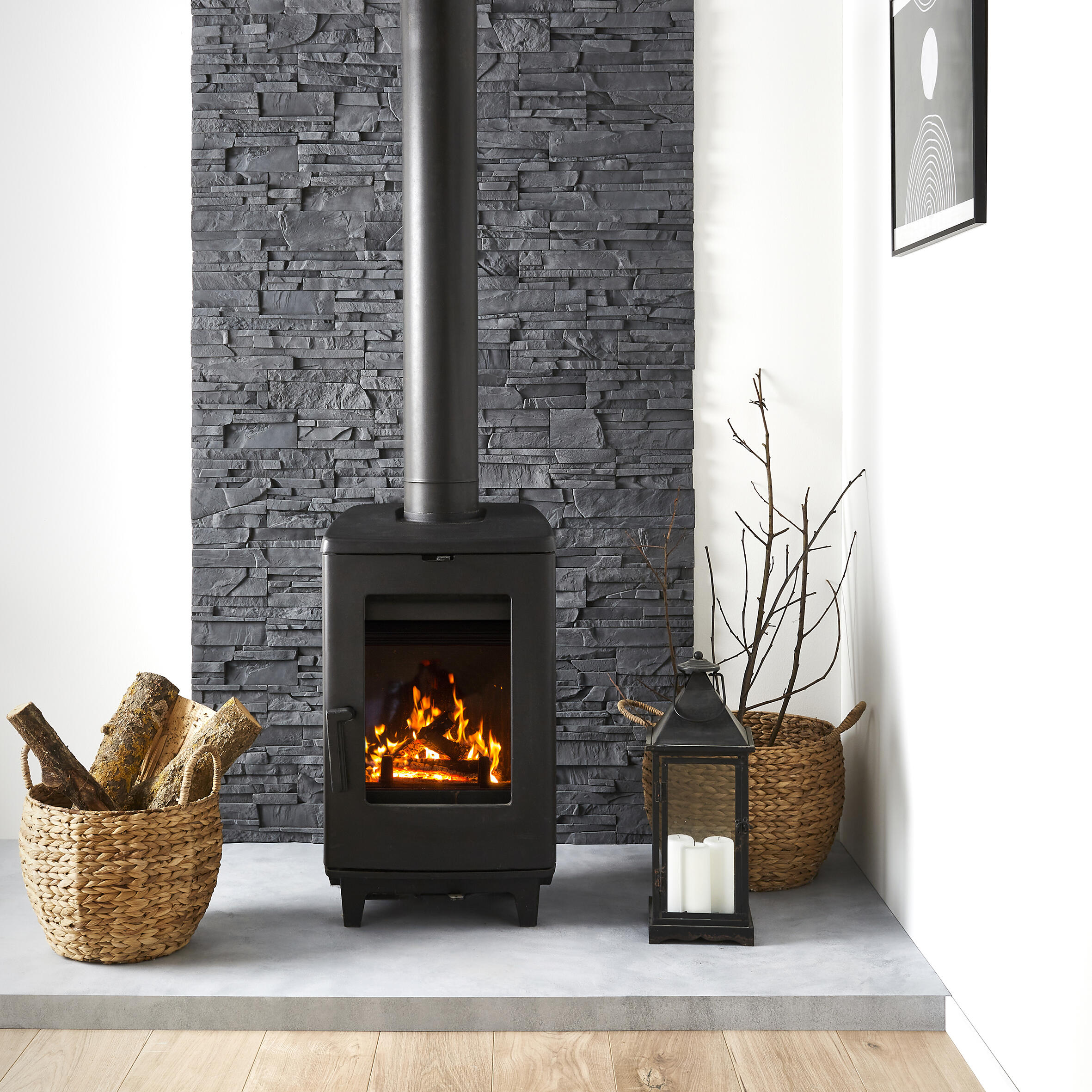 Plaquette de parement béton effet pierre Serena intérieur / extérieur - 3