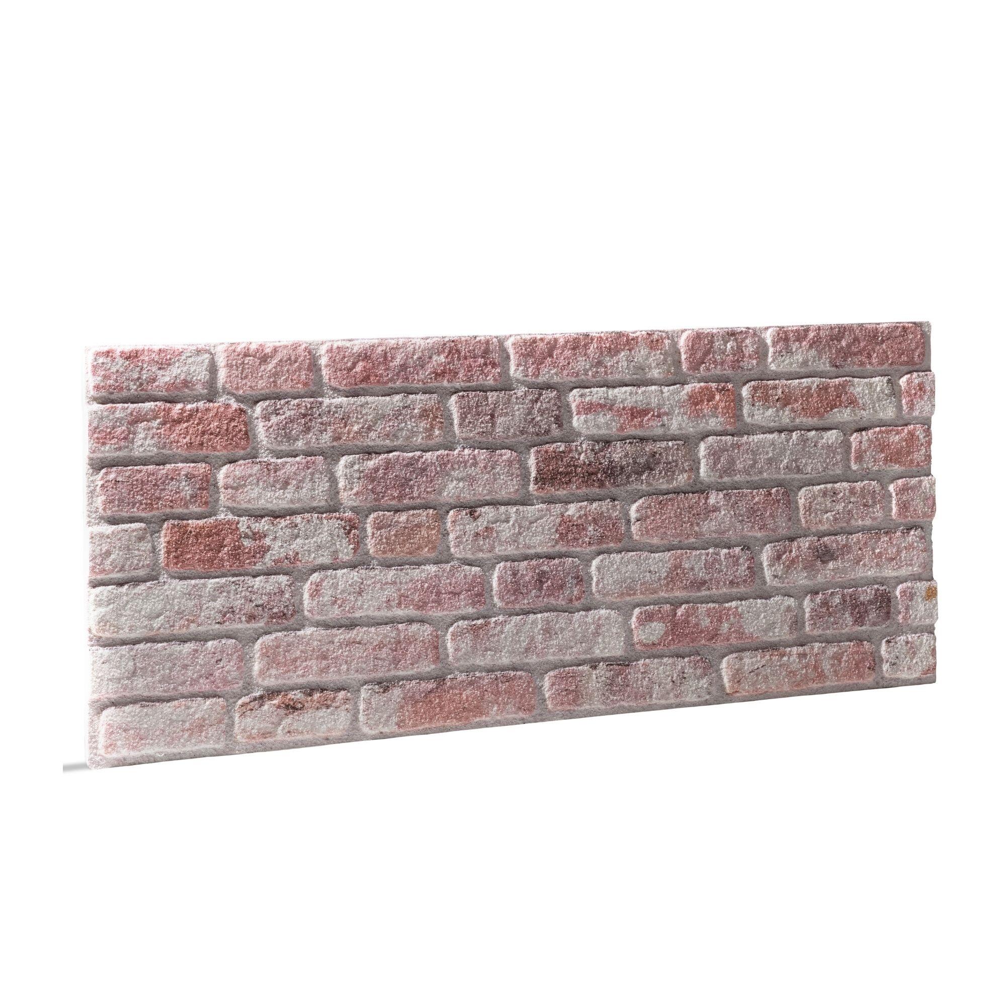 Plaquette de parement polystyrène effet brique Ultralight intérieur - 4