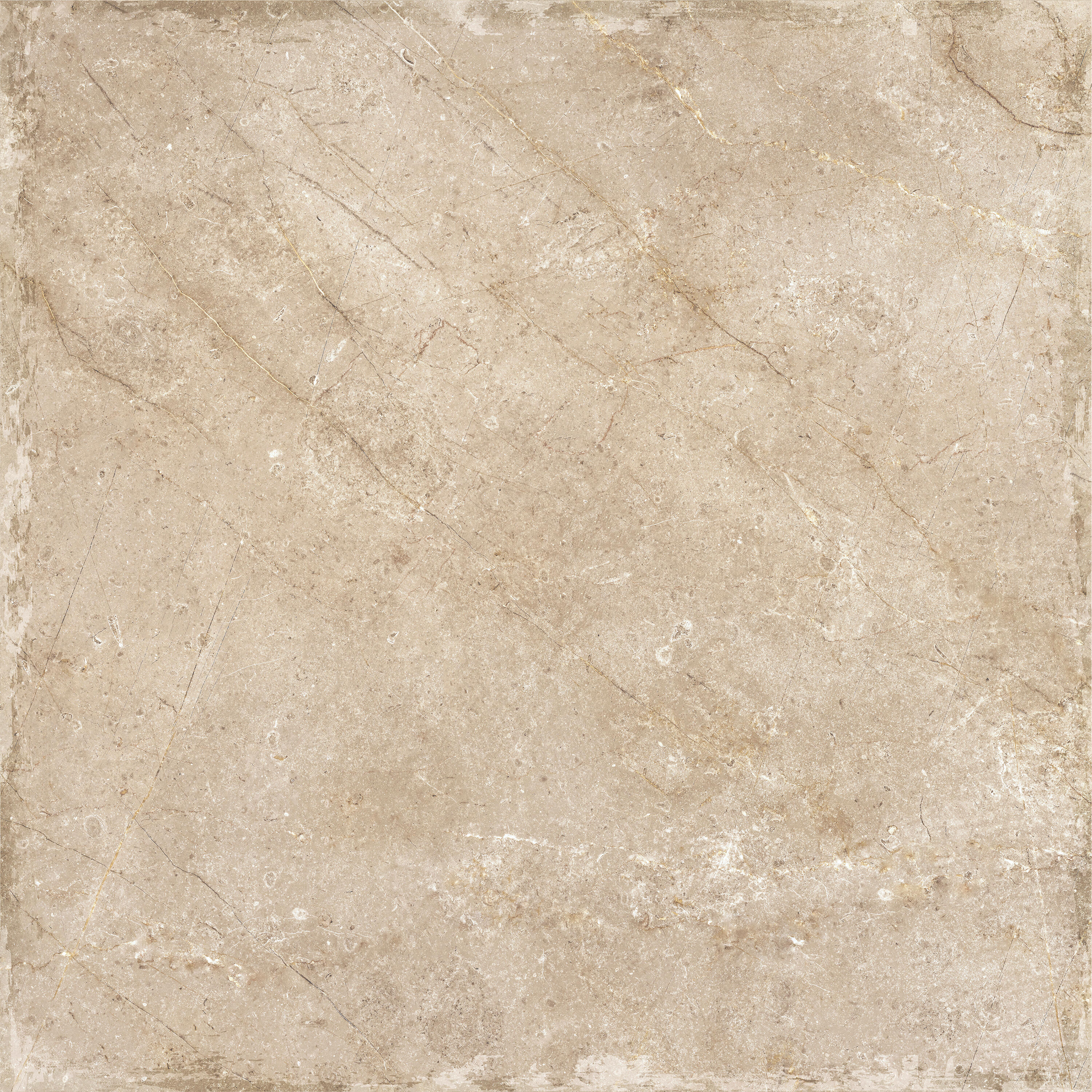 Carrelage sol extérieur effet pierre taupe Roots l.60 x L.60 cm - 3