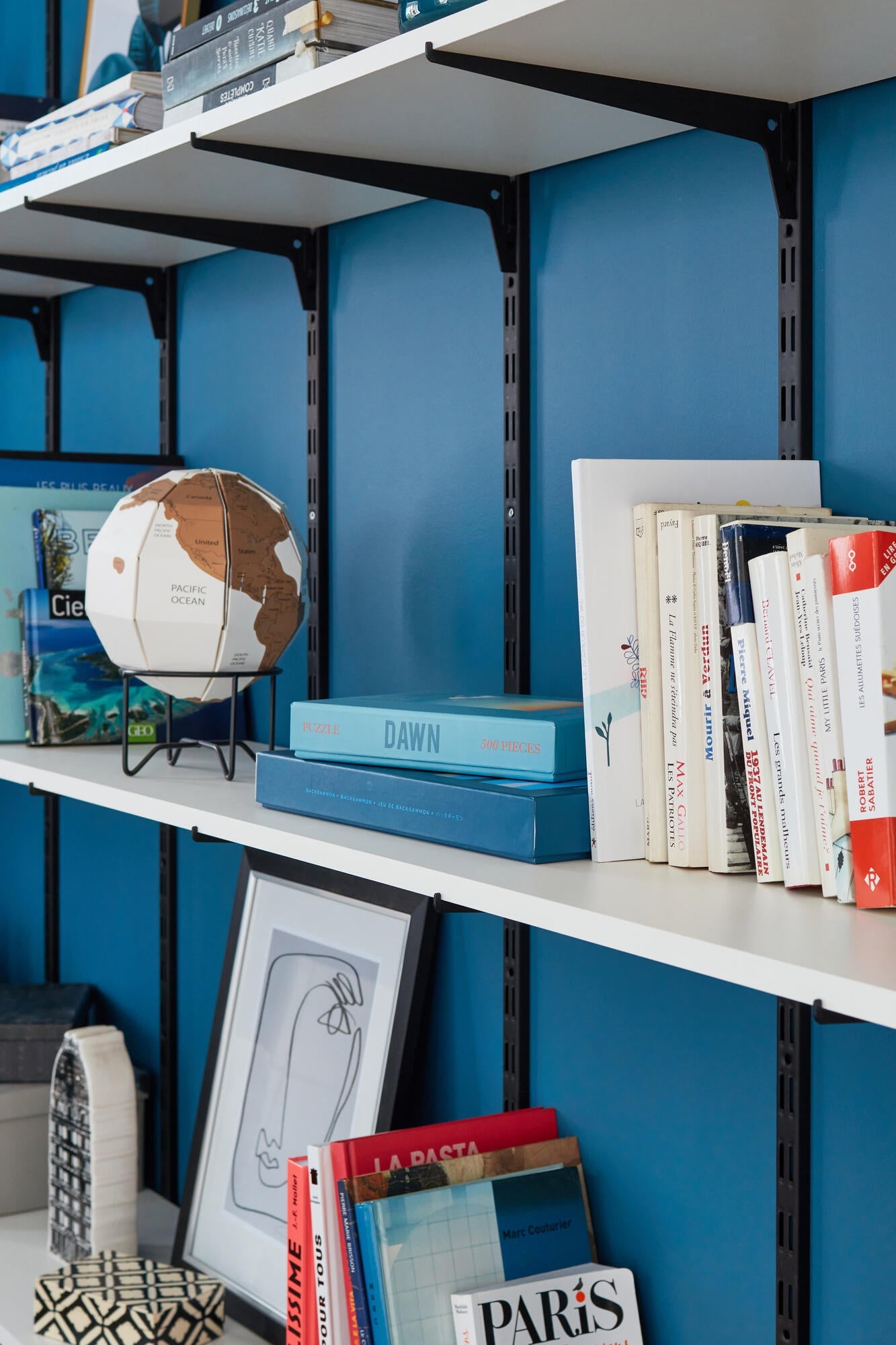 Console simple acier verni, P.30 cm entraxe 50 mm - 8