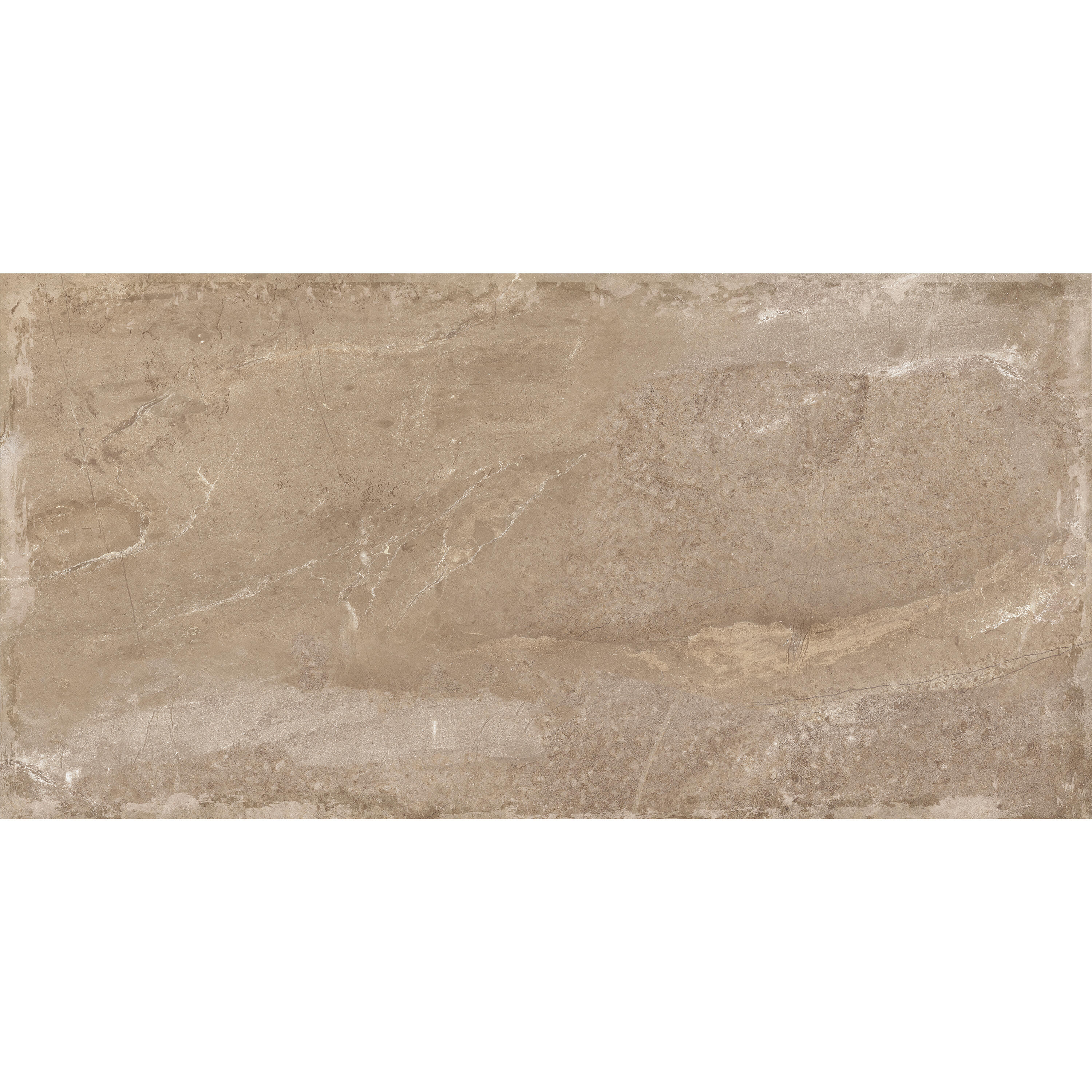 Carrelage mur intérieur/sol intérieur effet pierre taupe Roots l.30 x L.60 cm - 2