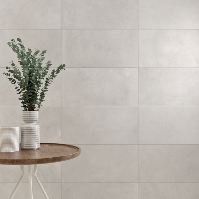 Revestimento cerâmico Plot cinza claro mate 25x50 cm Artens