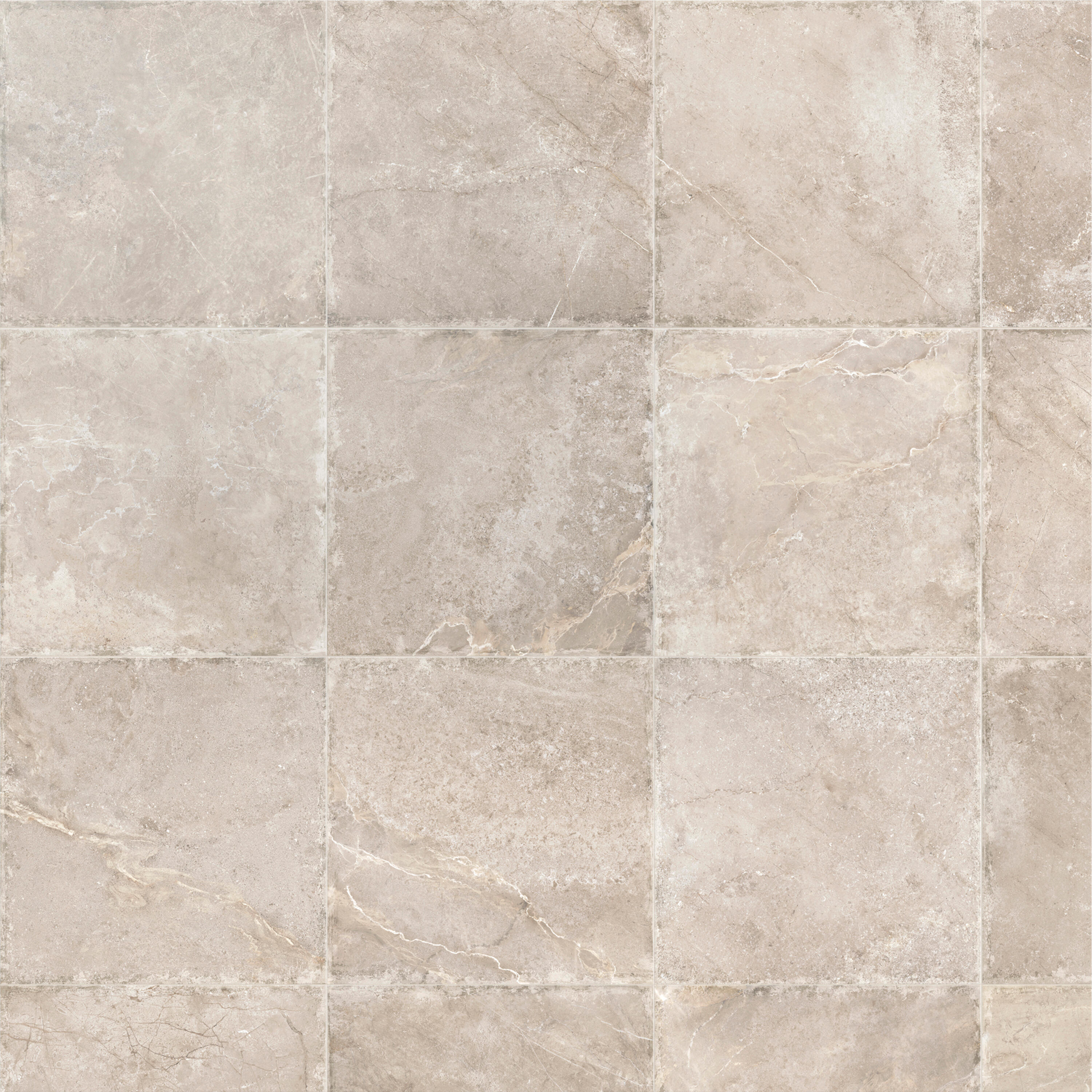 Carrelage sol extérieur effet pierre beige Roots l.60 x L.60 cm - 5